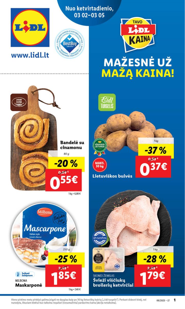 Naujausias LIDL kaininis katalogas 2023.02.27 - 2023.03.05