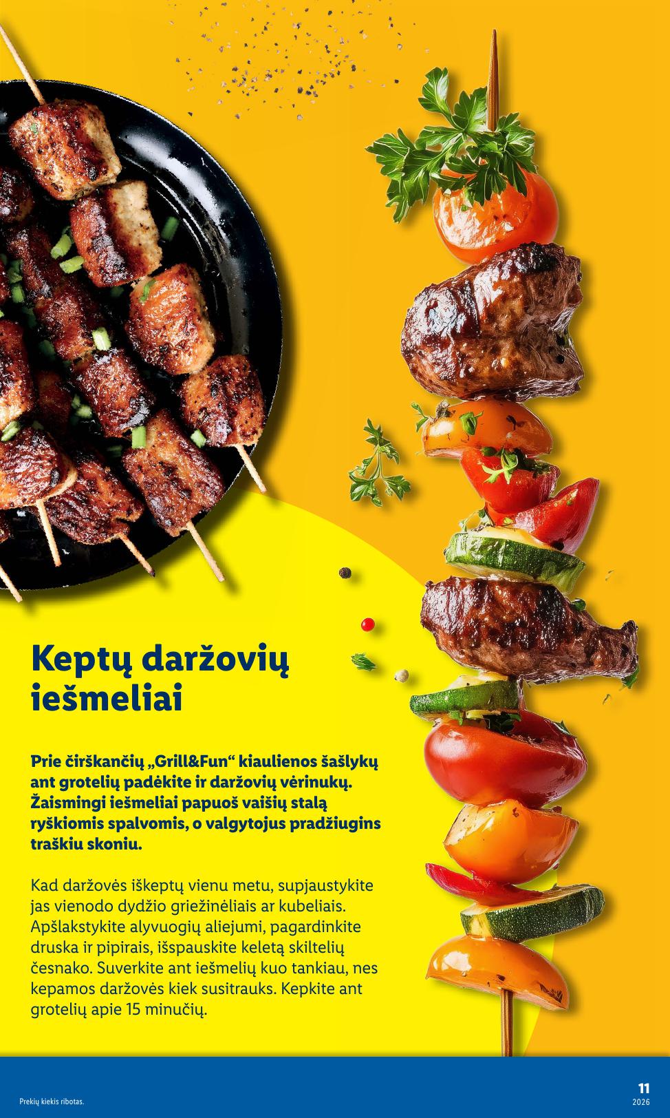 LIDL grilio katalogas "Grilis gardumo, kaina pigumo"