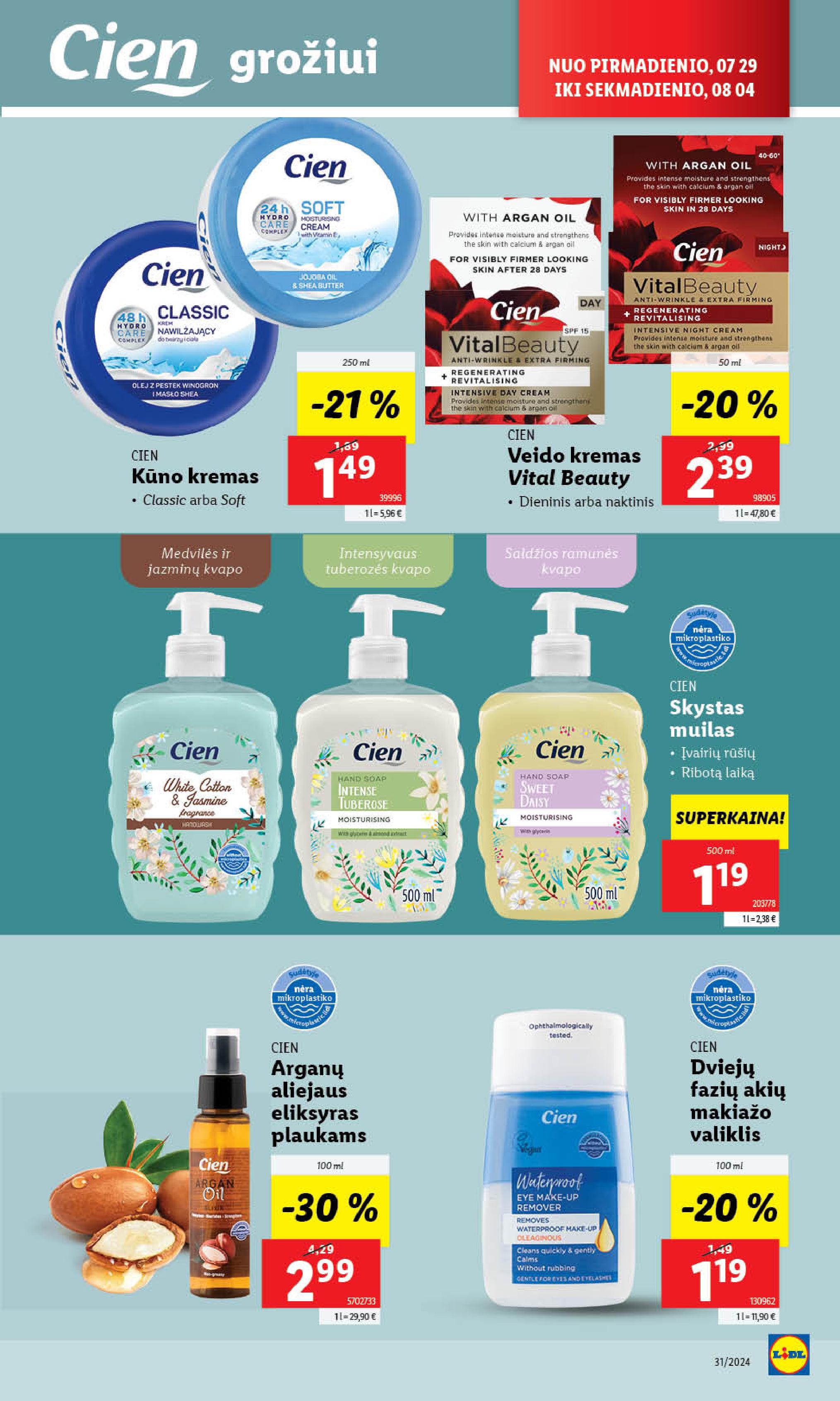 Naujausias LIDL kaininis katalogas 2024.07.29 - 2024.08.04