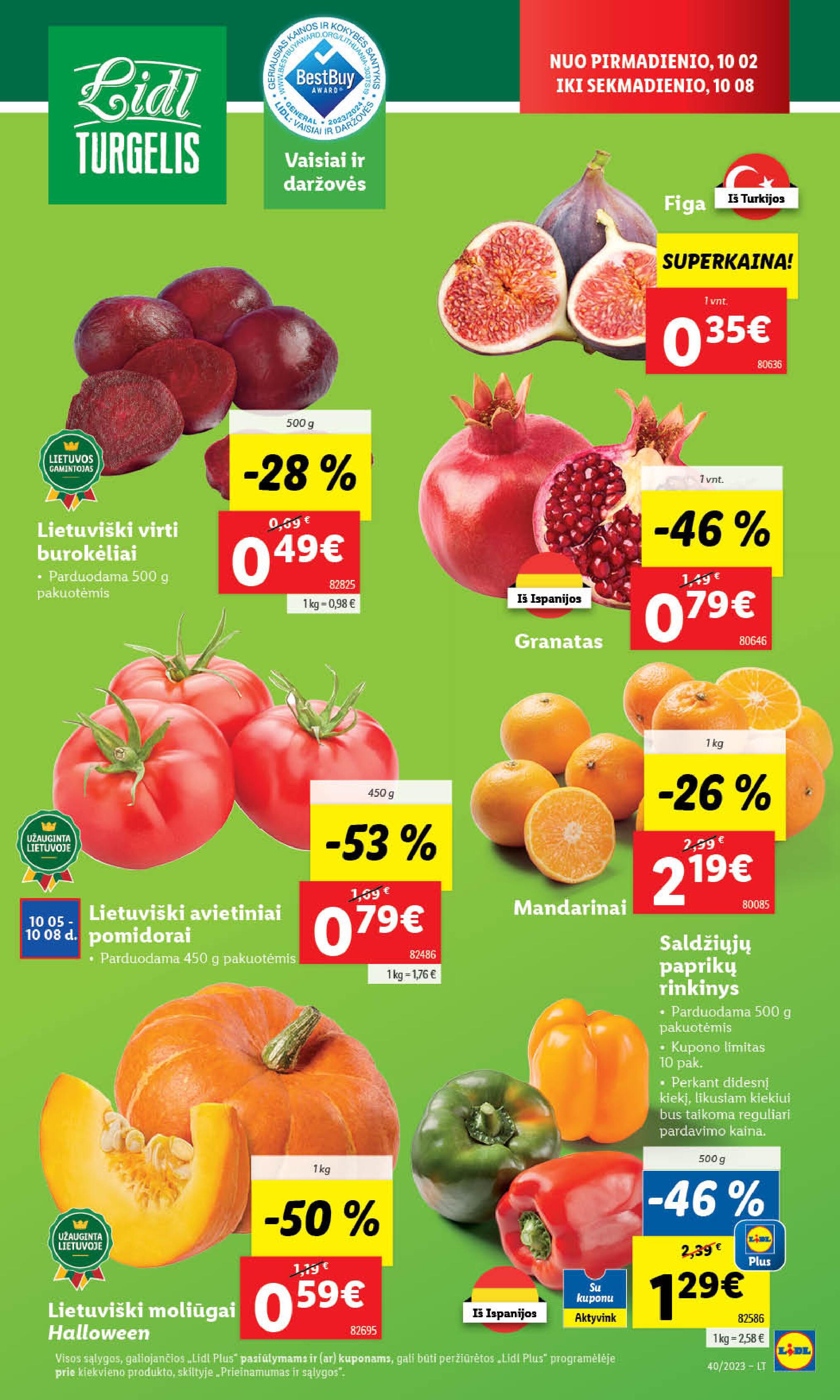 Naujausias LIDL kaininis katalogas 2023.10.02 - 2023.10.08