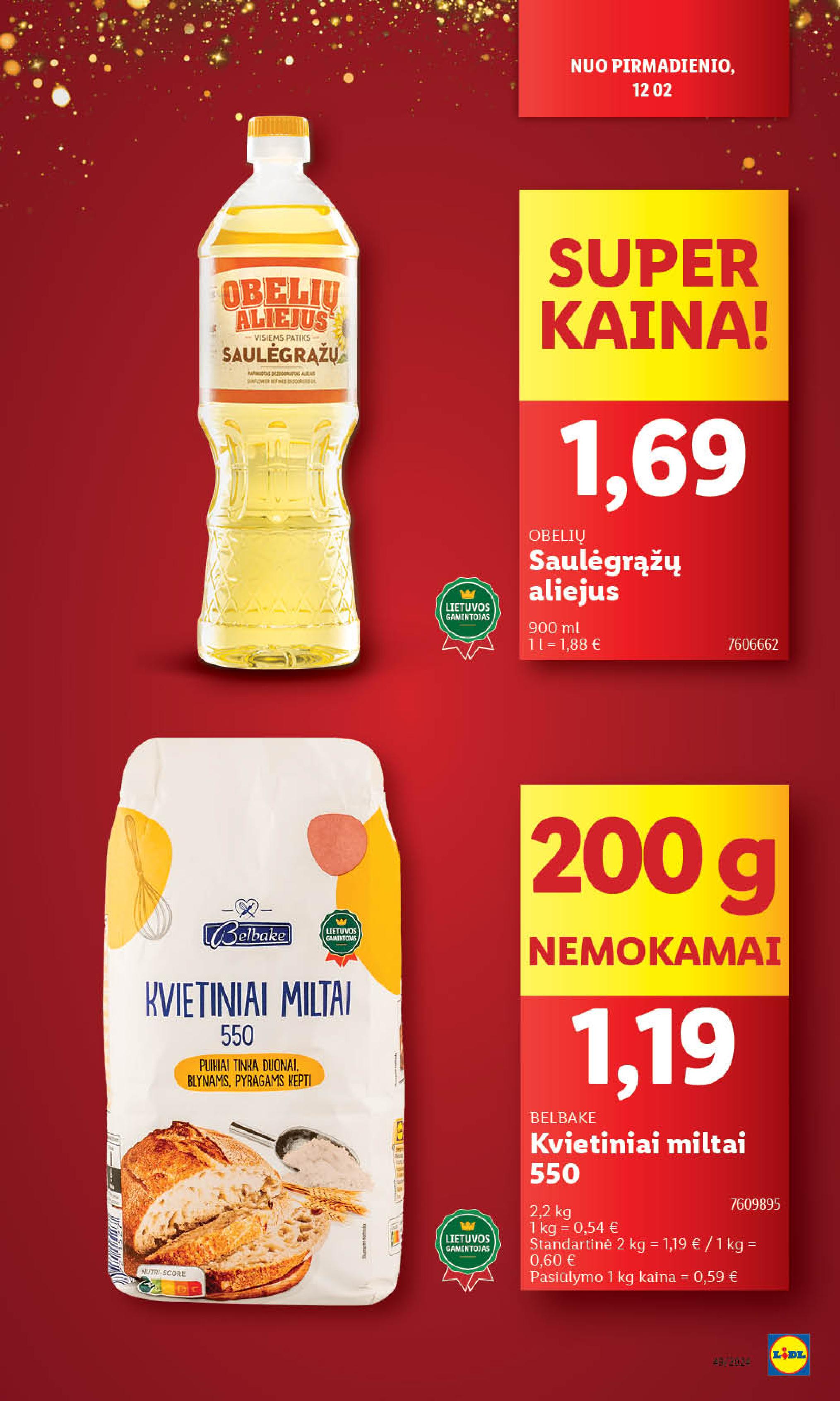 Naujausias LIDL kaininis katalogas 2024.12.02 - 2024.12.08