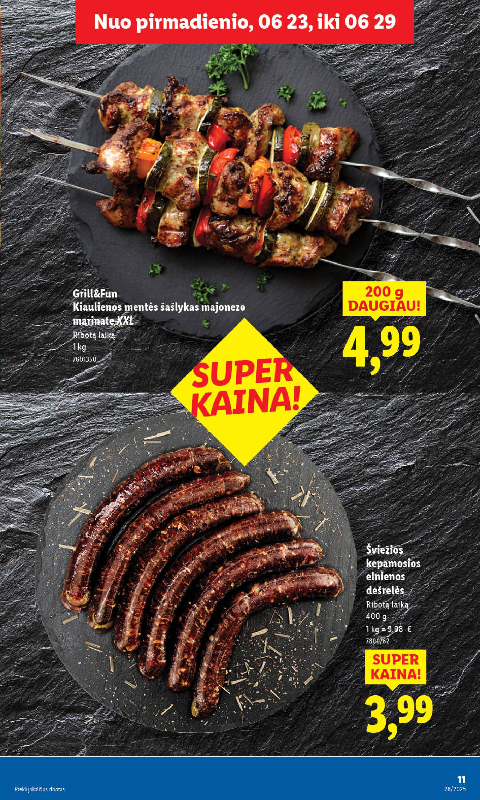 Naujausias LIDL kaininis katalogas 2025.06.23 - 2025.06.29