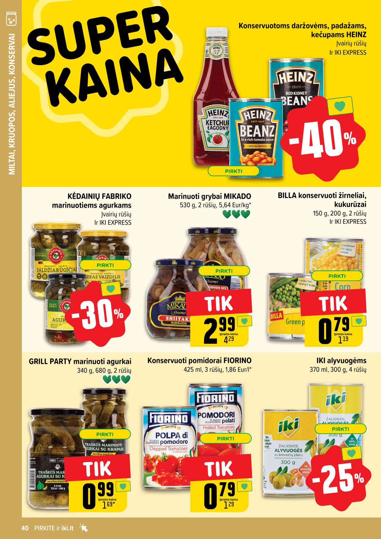 Naujausias IKI kaininis katalogas 2025.02.17 - 2025.02.23