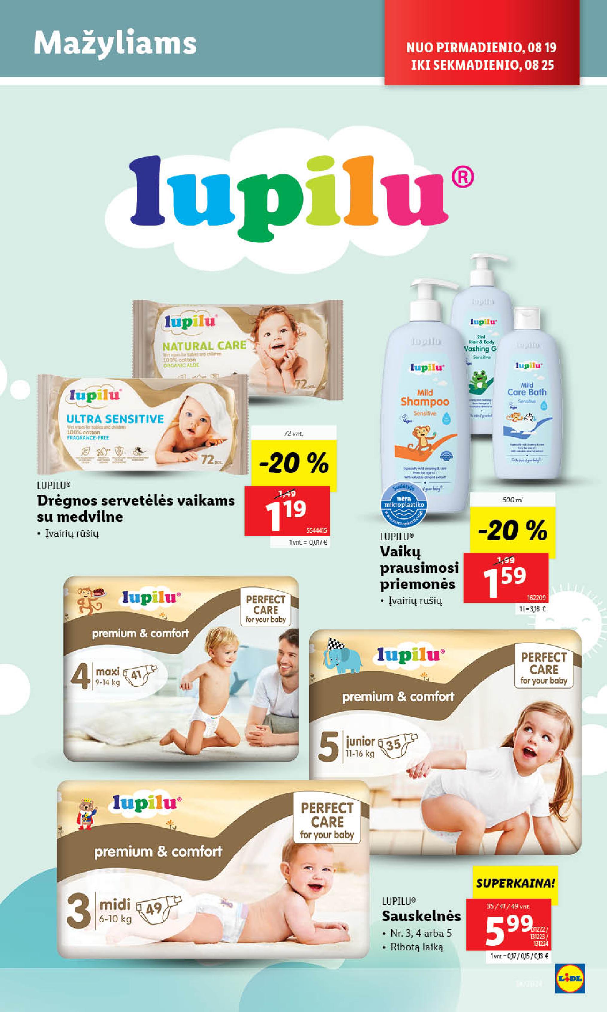 Naujausias LIDL kaininis katalogas 2024.08.19 - 2024.08.25