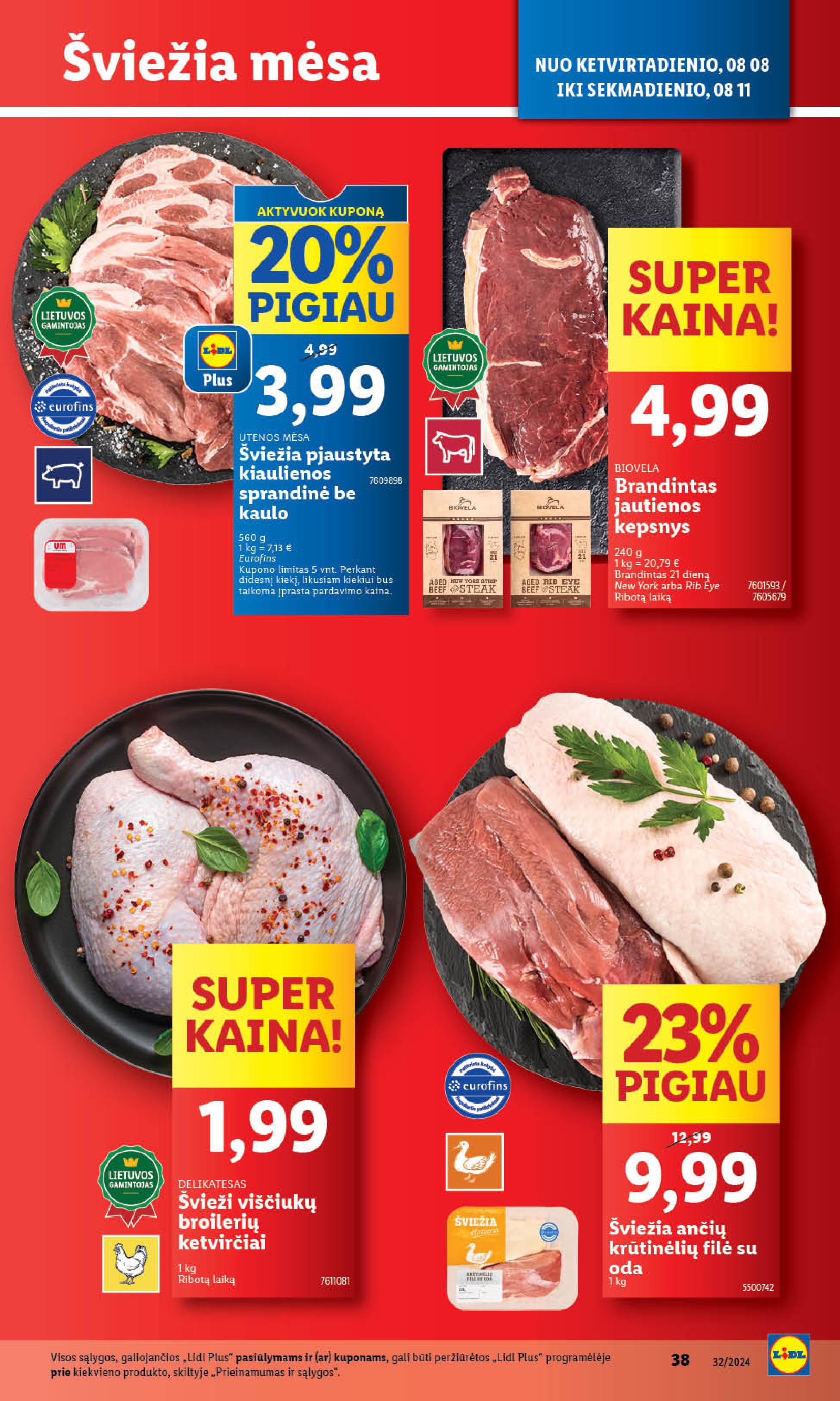 Naujausias LIDL kaininis katalogas 2024.08.05 - 2024.08.11