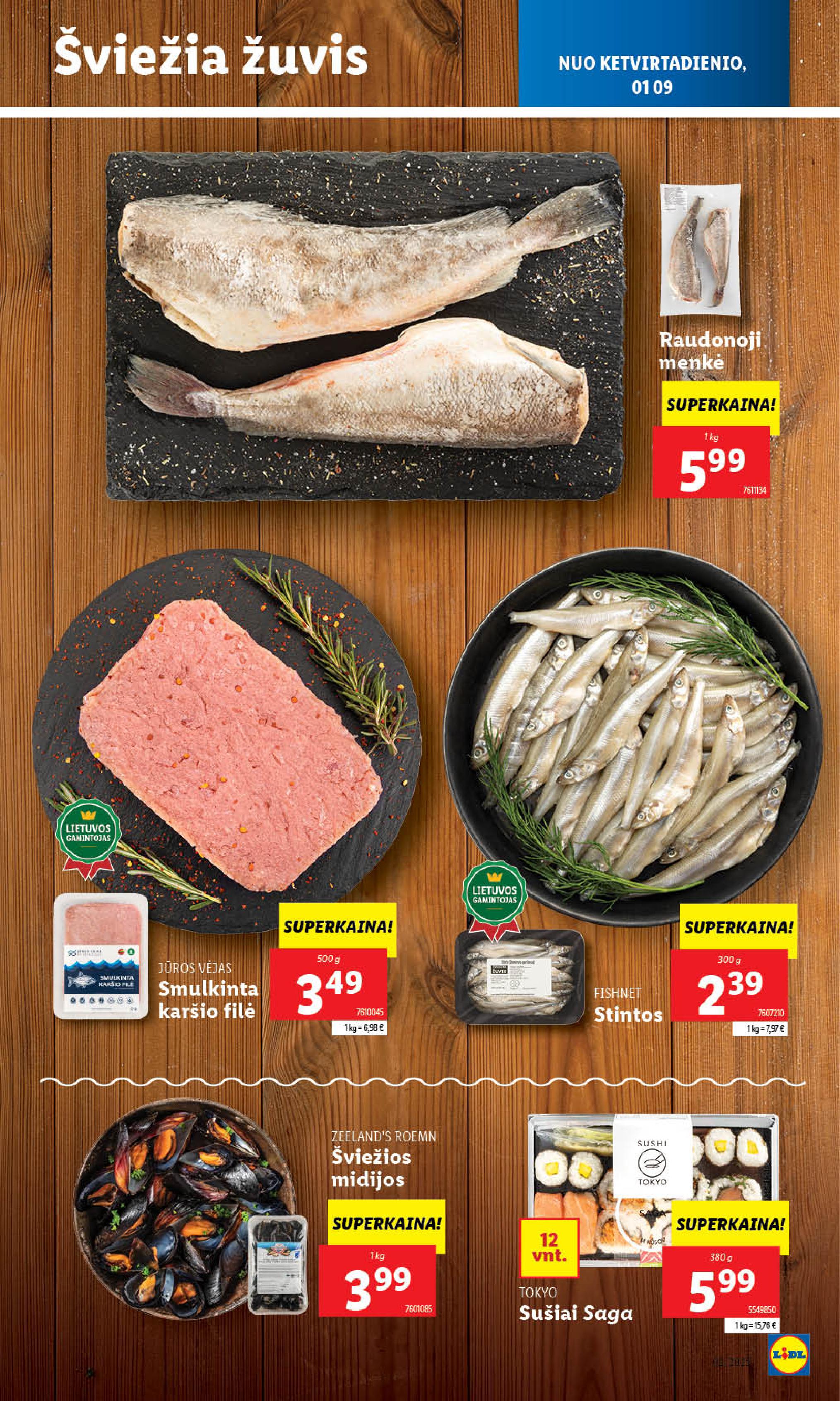 Naujausias LIDL kaininis katalogas 2025.01.06 - 2025.01.12