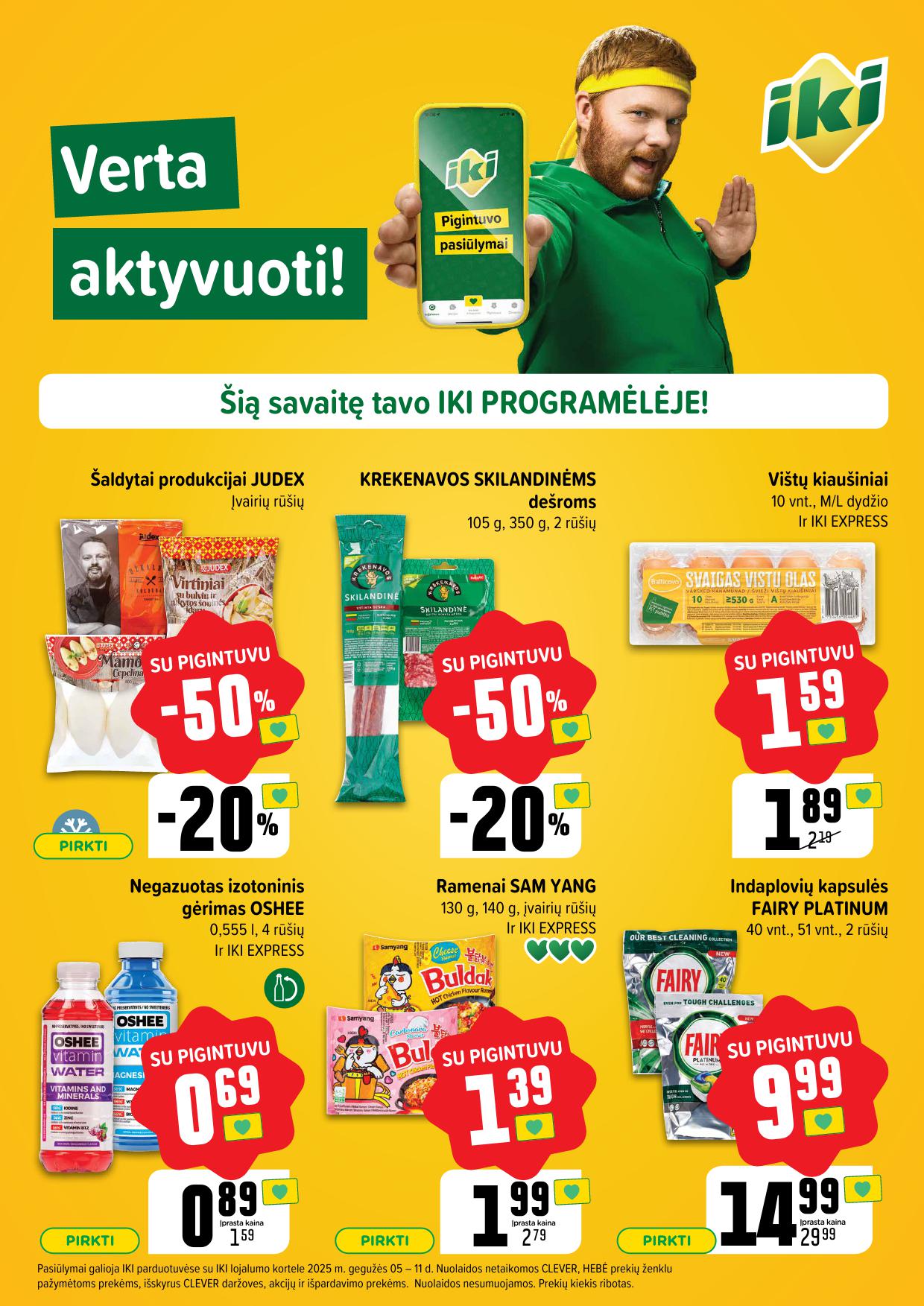 Naujausias IKI kaininis katalogas 2025.05.05 - 2025.05.11
