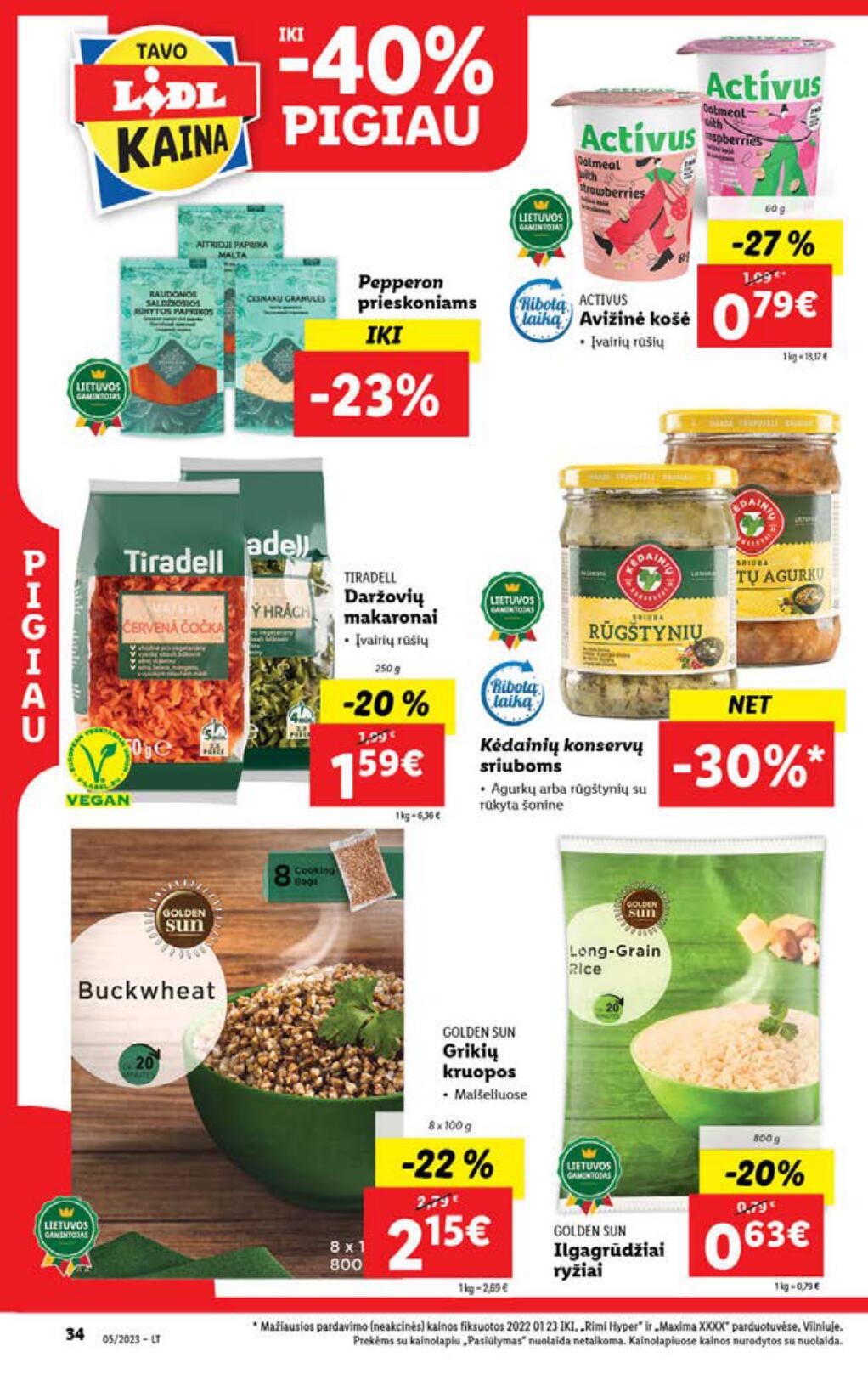 Naujausias LIDL kaininis katalogas 2023.01.30 - 2023.02.05