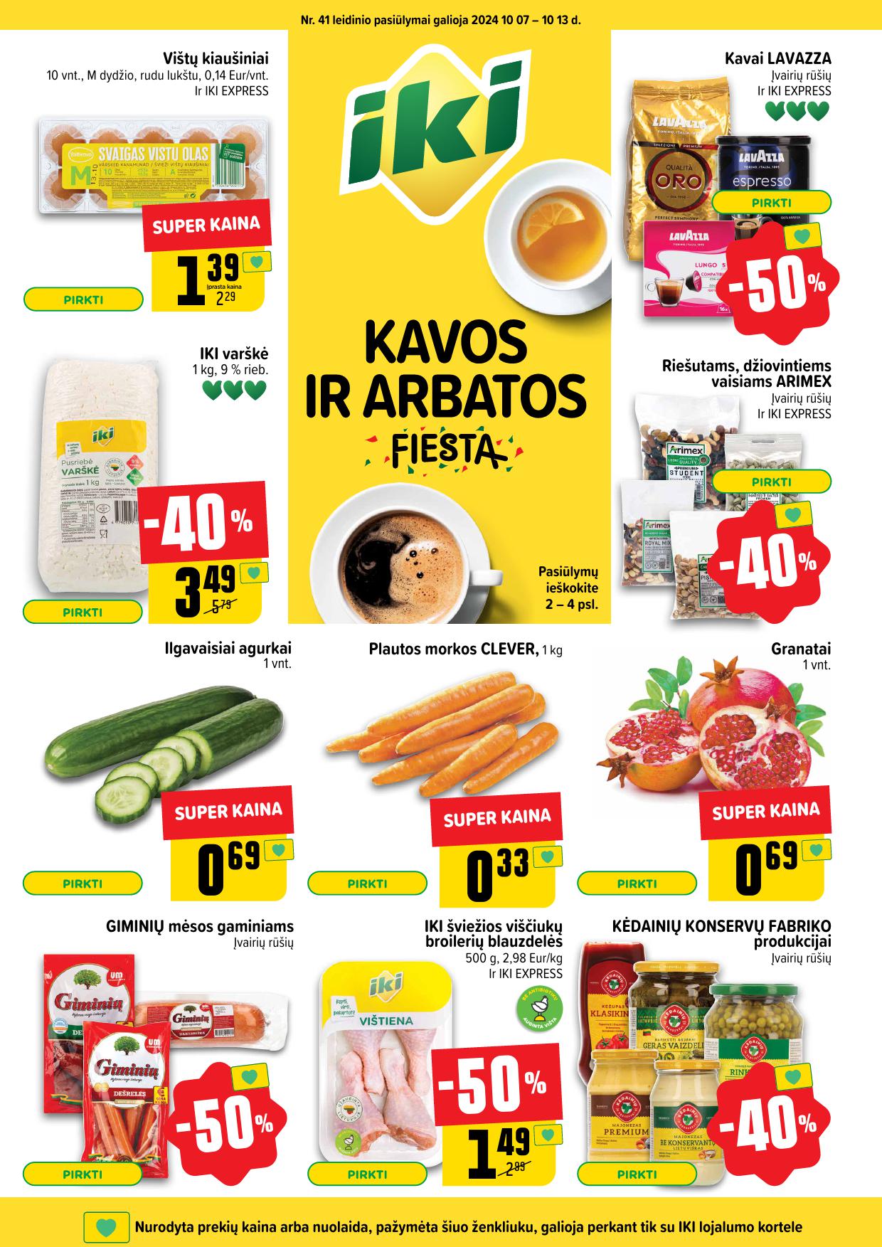 Naujausias IKI kaininis katalogas 2024.10.07 - 2024.10.13