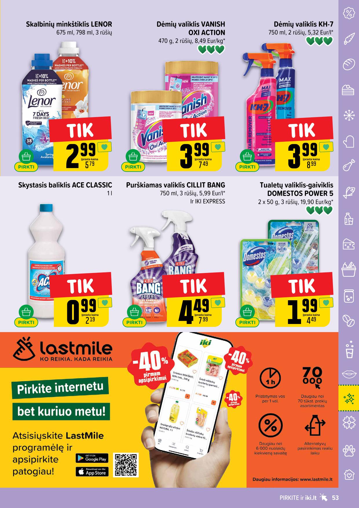 IKI SAVAITĖLĖ akcijų ir nuolaidų leidinys Nr.32 2025.08.04 - 2025.08.10