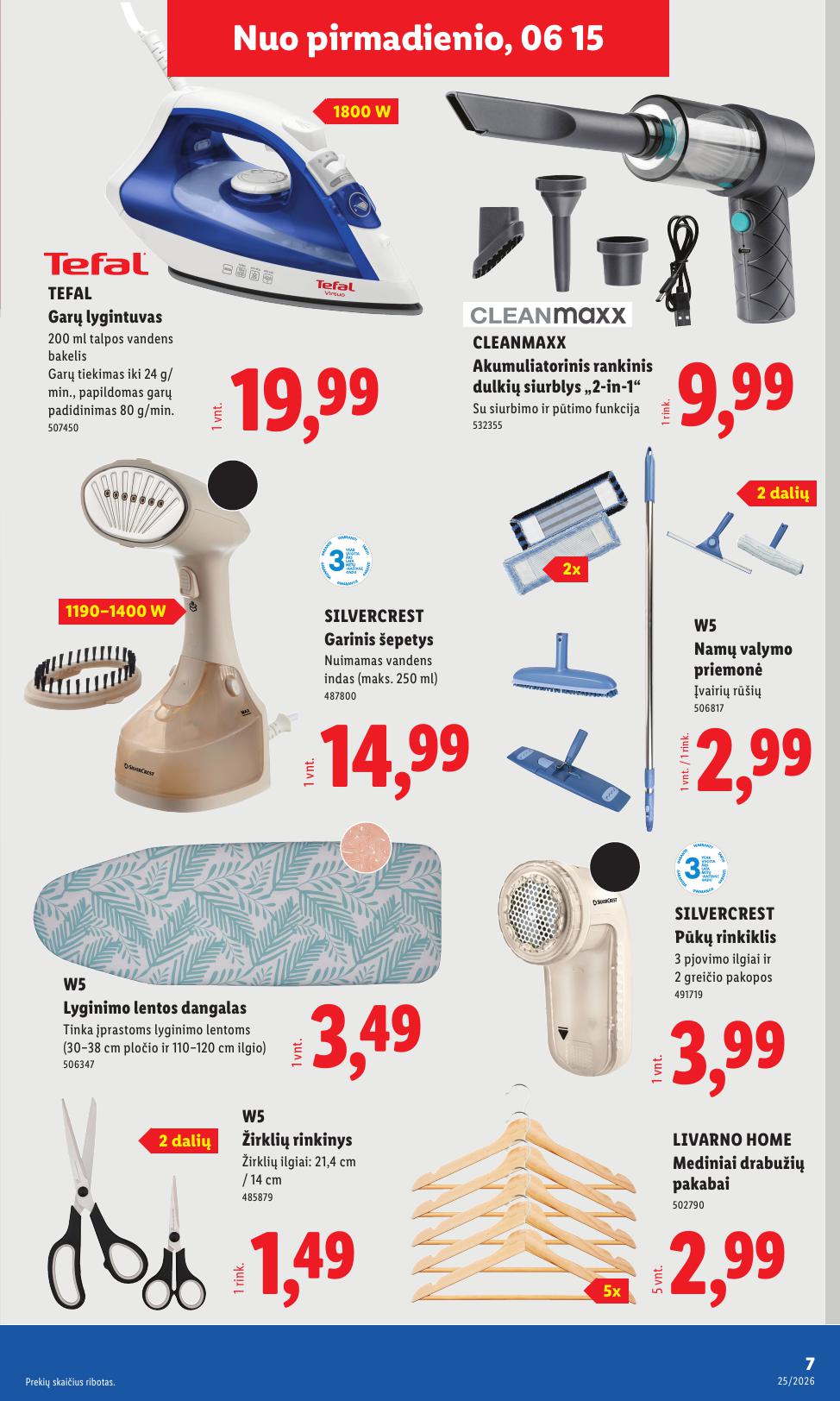 LIDL ne maisto prekių leidinys 2026.06.15 - 2026.06.21