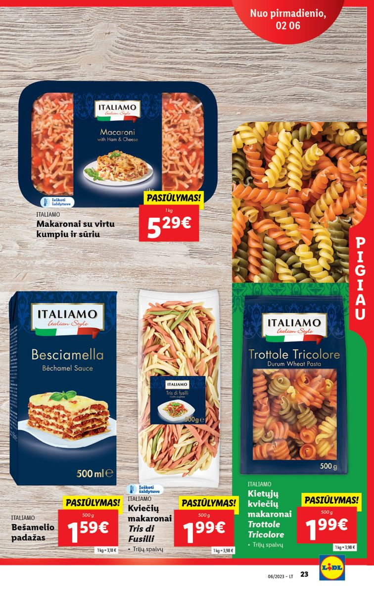 Naujausias LIDL kaininis katalogas 2023.02.06 - 2023.02.12