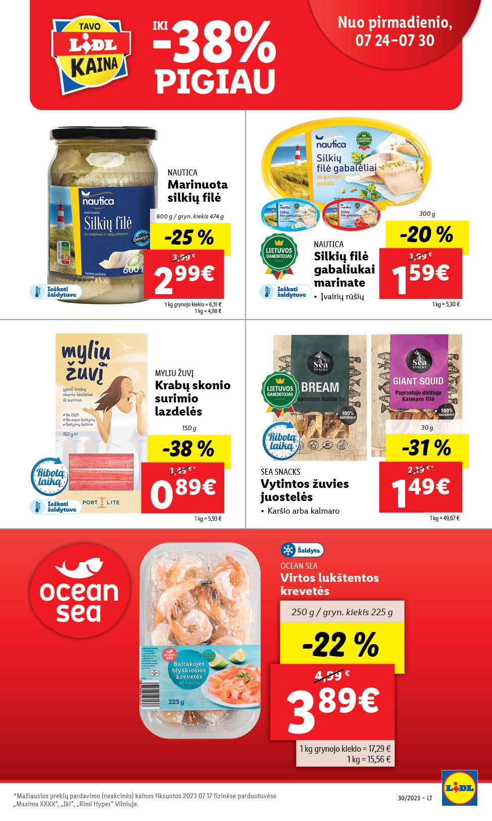 Naujausias LIDL kaininis katalogas 2023.07.24 - 2023.07.30