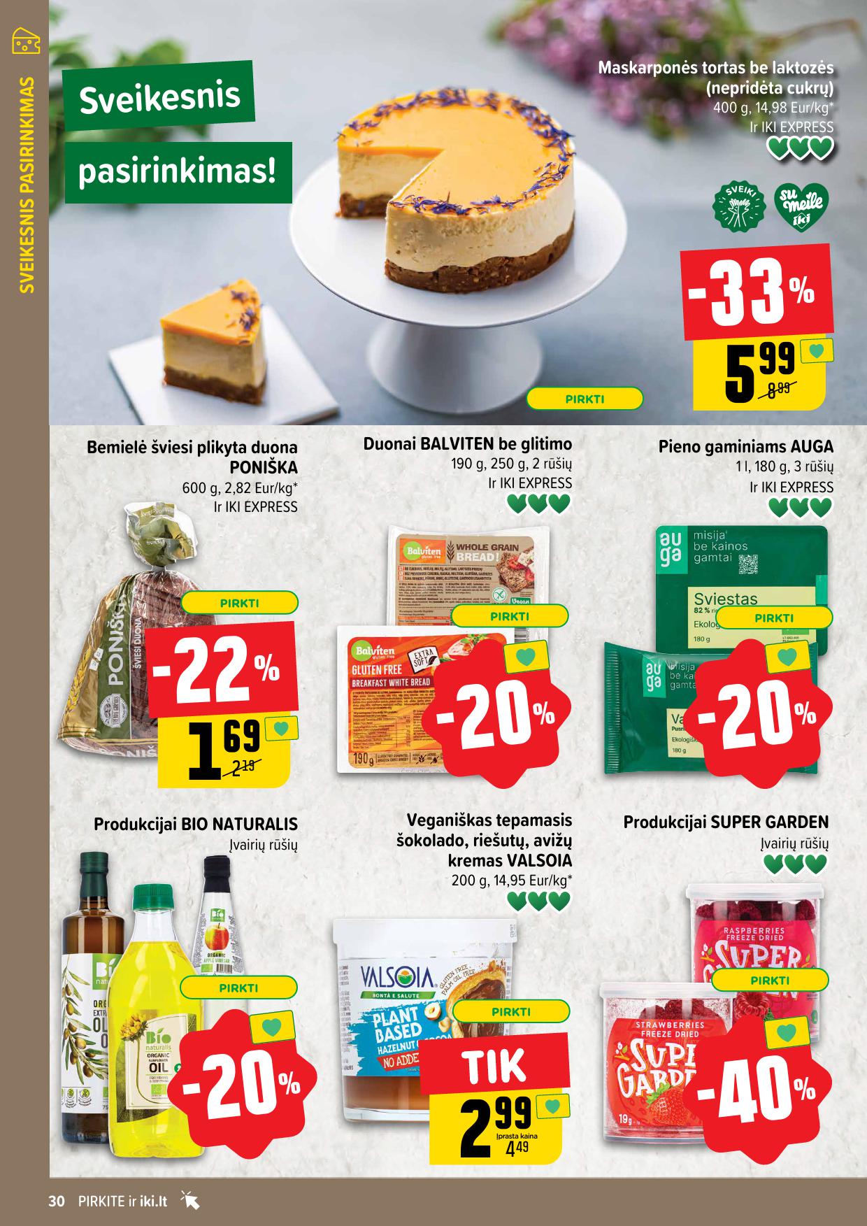 Naujausias IKI kaininis katalogas 2025.01.20 - 2025.01.26