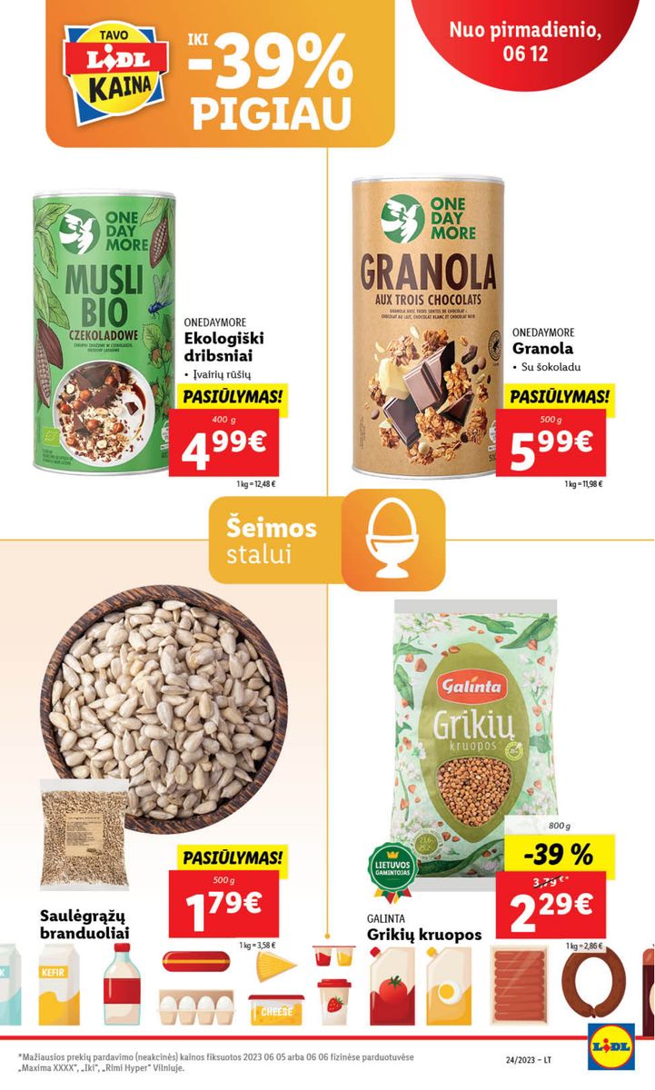 Naujausias LIDL kaininis katalogas 2023.06.12 - 2023.06.18