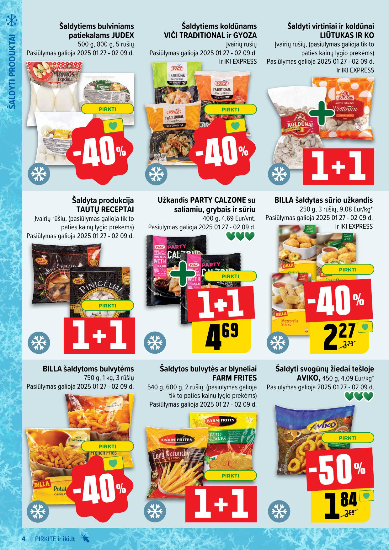 Naujausias IKI kaininis katalogas 2025.01.27 - 2025.02.02