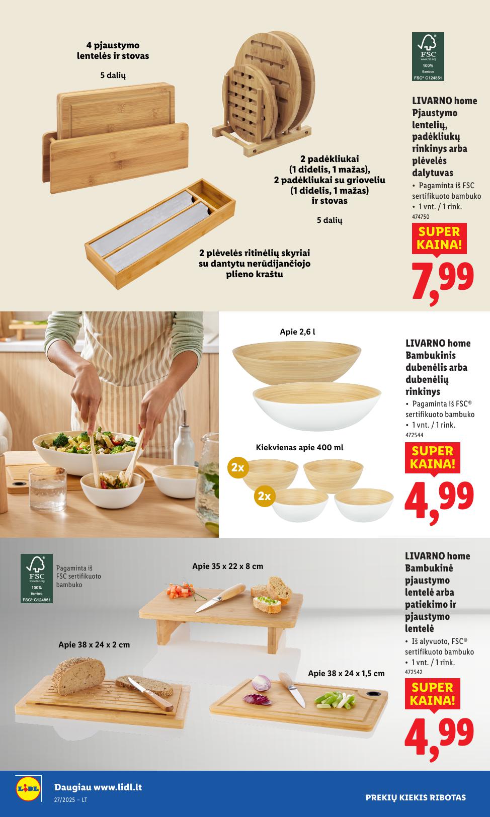 LIDL ne maisto prekių leidinys 2025.06.30 - 2025.07.06