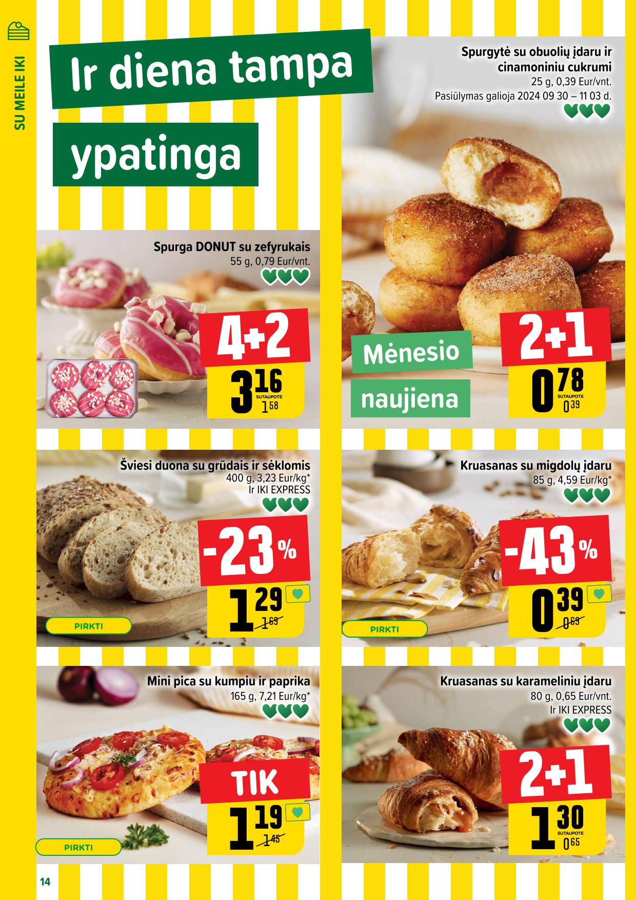 Naujausias IKI kaininis katalogas 2024.10.21 - 2024.10.27