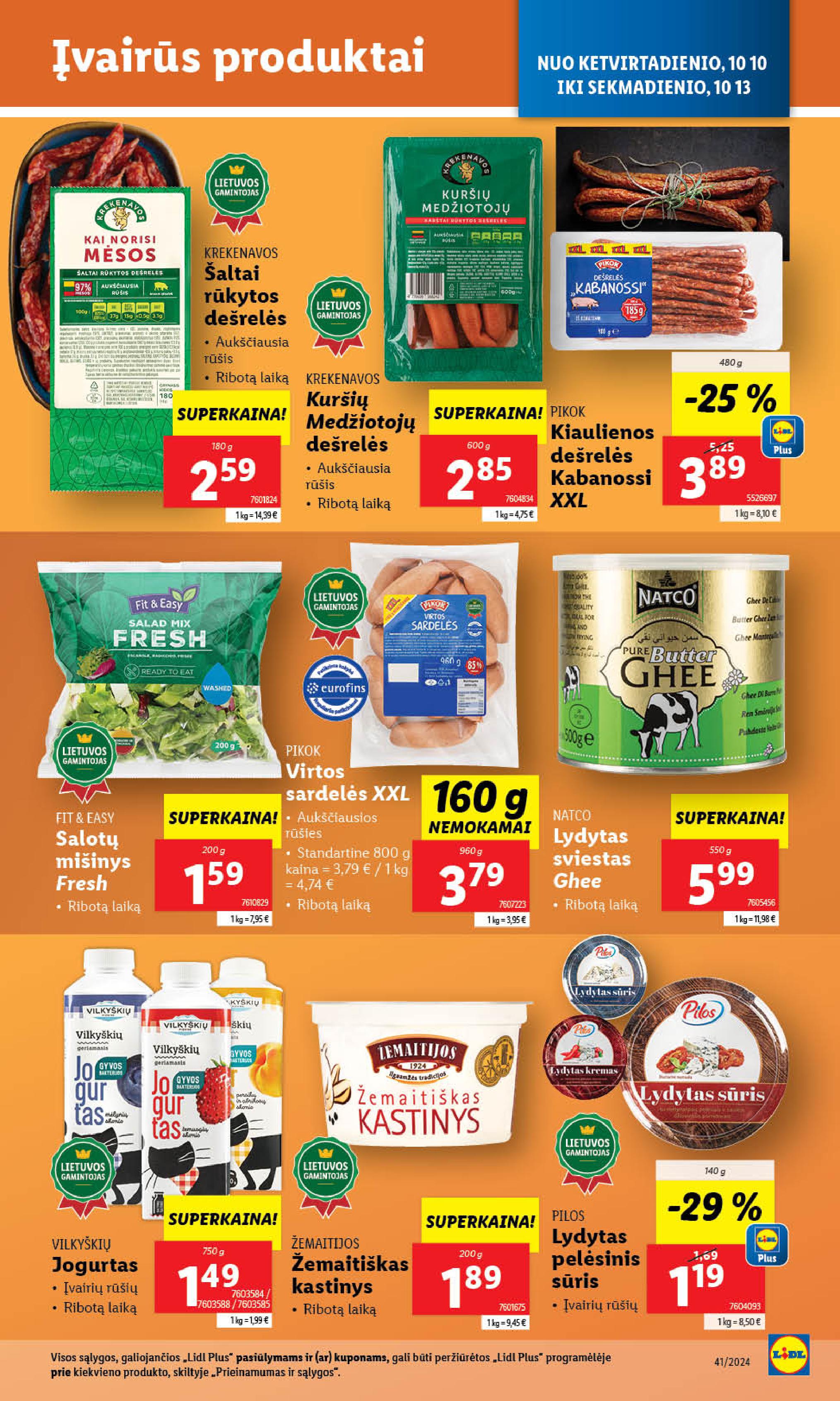 Naujausias LIDL kaininis katalogas 2024.10.07 - 2024.10.13