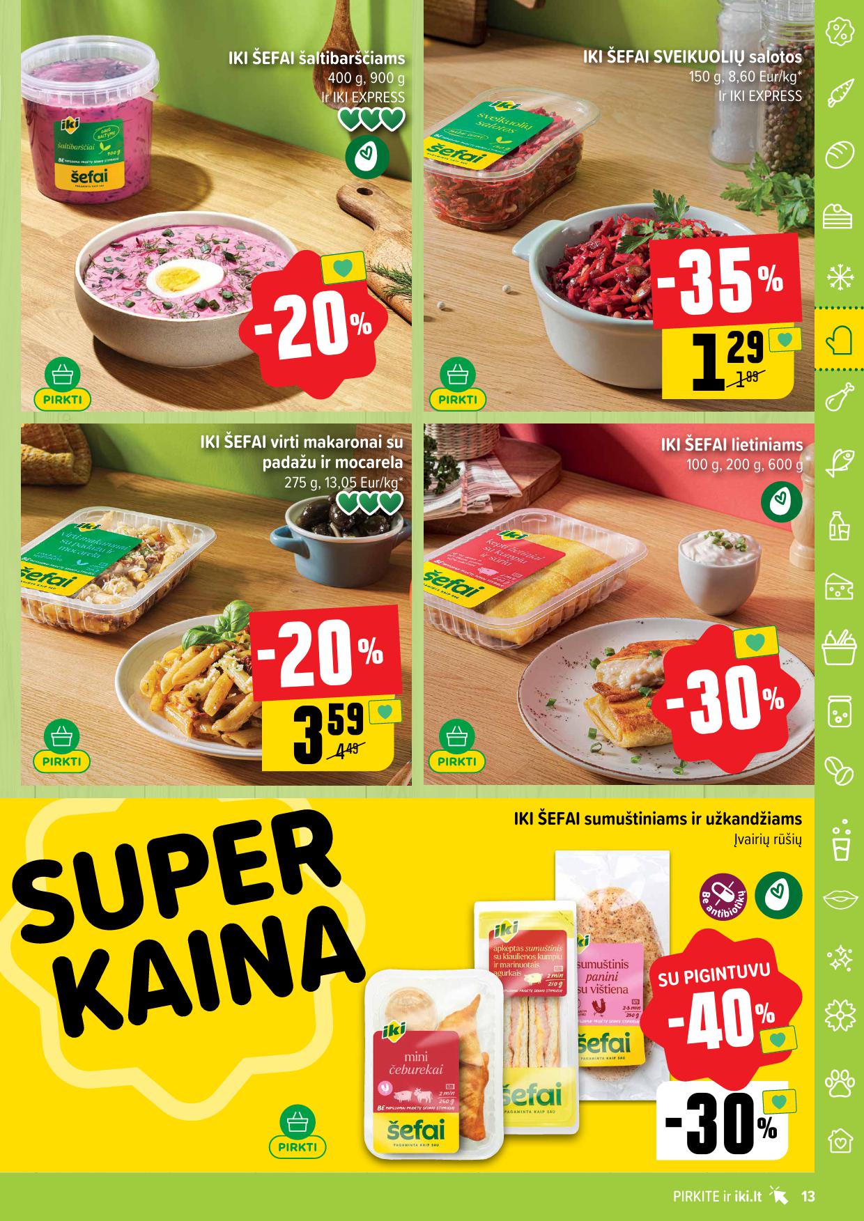 Naujausias IKI kaininis katalogas 2025.07.21 - 2025.07.27