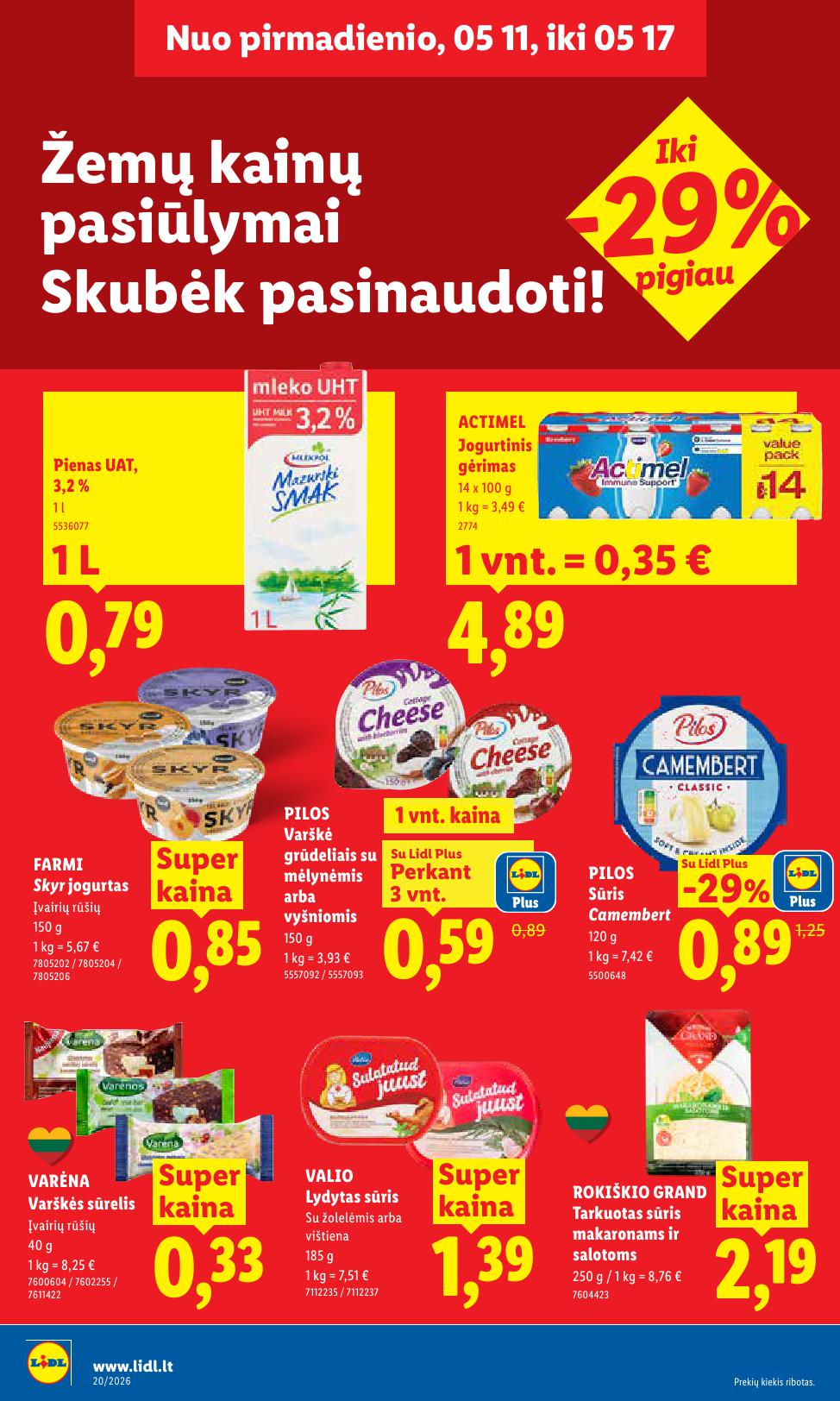 Naujausias LIDL kaininis katalogas 2026.05.11 - 2026.05.17