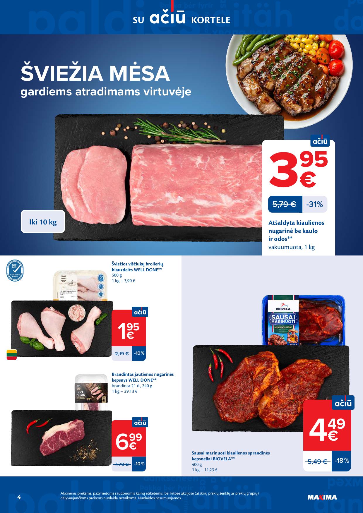 Naujausias MAXIMA kaininis katalogas 2026.03.10 - 2026.03.16