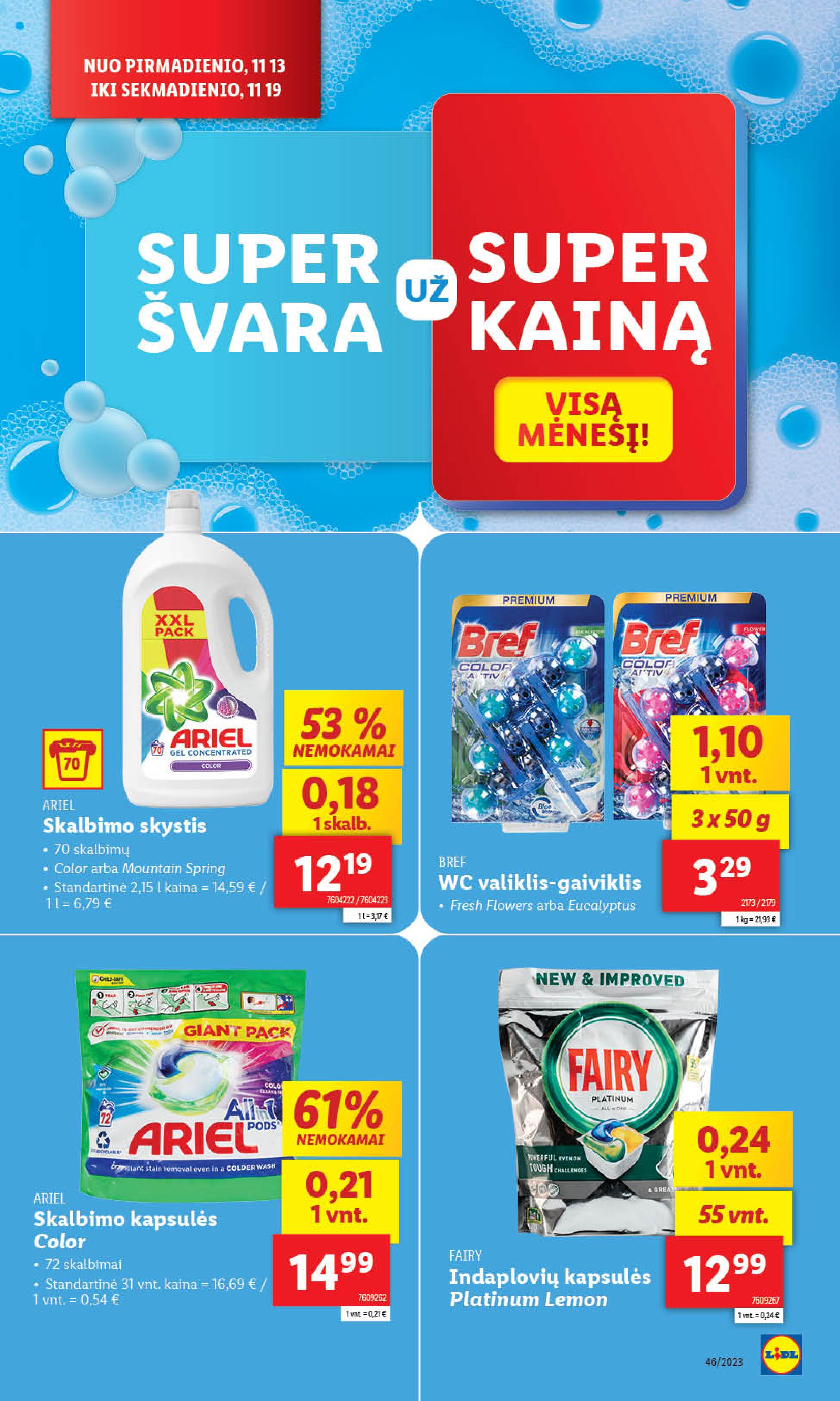 Naujausias LIDL kaininis katalogas 2023.11.13 - 2023.11.19