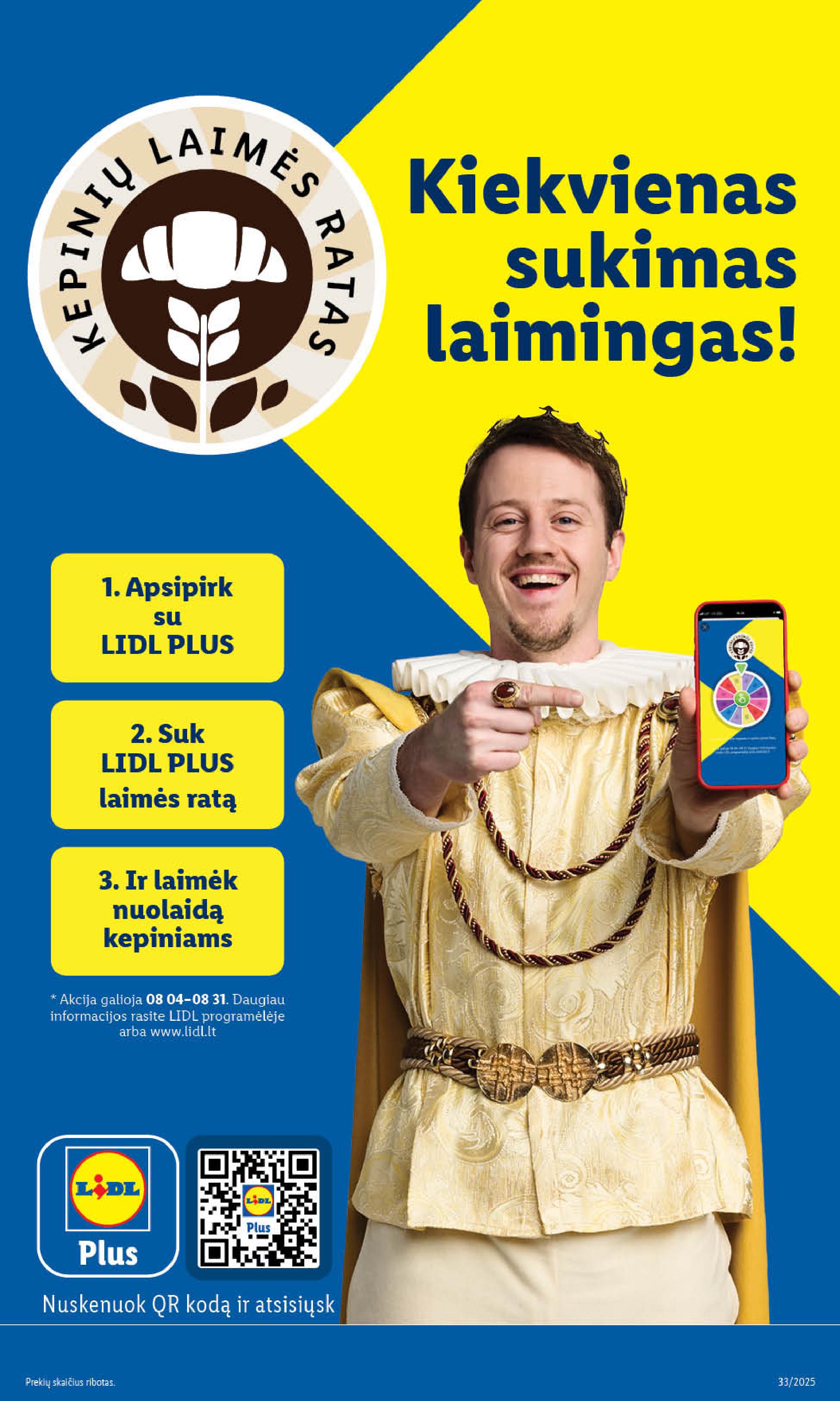 Naujausias LIDL kaininis katalogas 2025.08.11 - 2025.08.17
