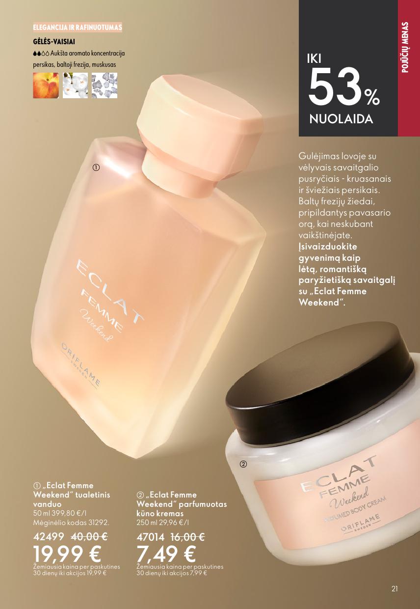 Naujas ORIFLAME katalogas galioja 2026.04.22 - 2026.05.12