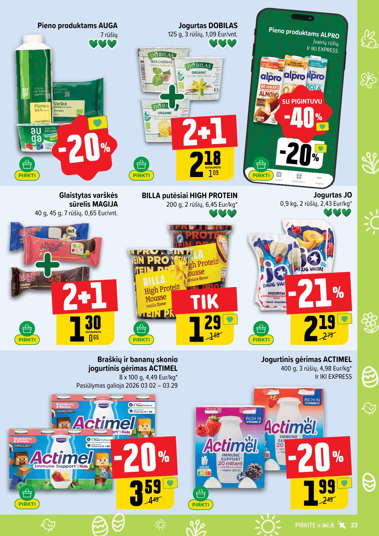 Naujausias IKI kaininis katalogas 2026.03.23 - 2026.03.29