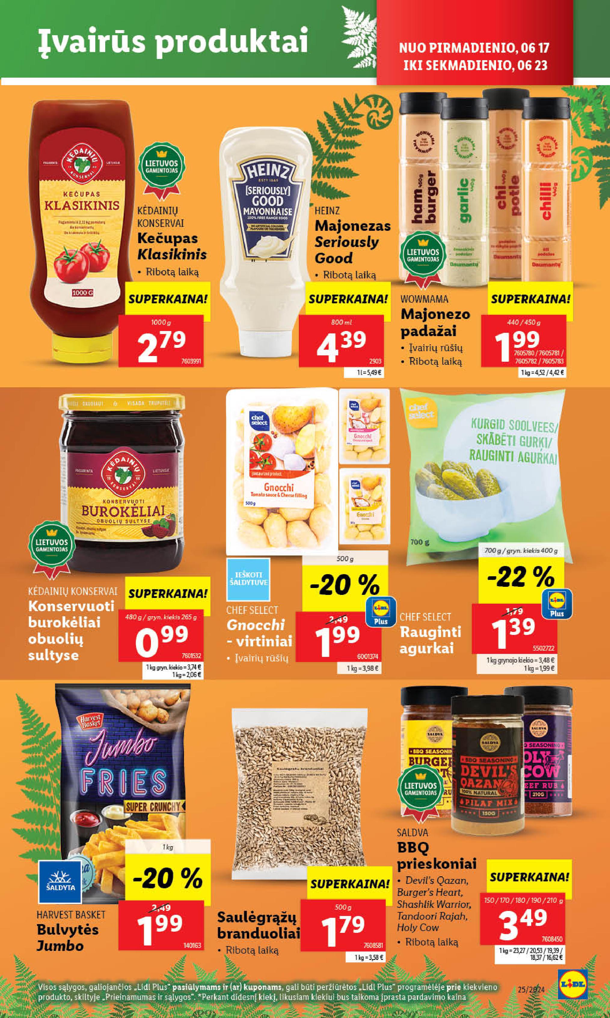 Naujausias LIDL kaininis katalogas 2024.06.17 - 2024.06.23