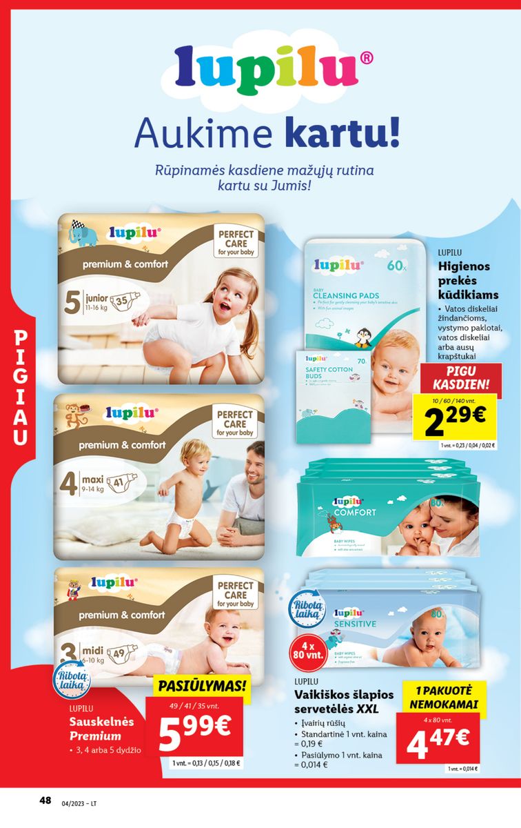 Naujausias LIDL kaininis katalogas 2023.01.23 - 2023.01.29