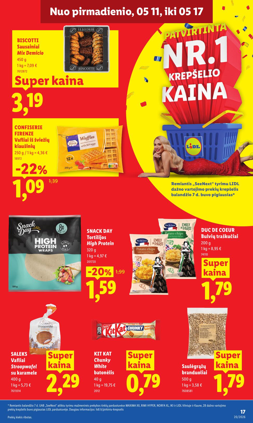 Naujausias LIDL kaininis katalogas 2026.05.11 - 2026.05.17