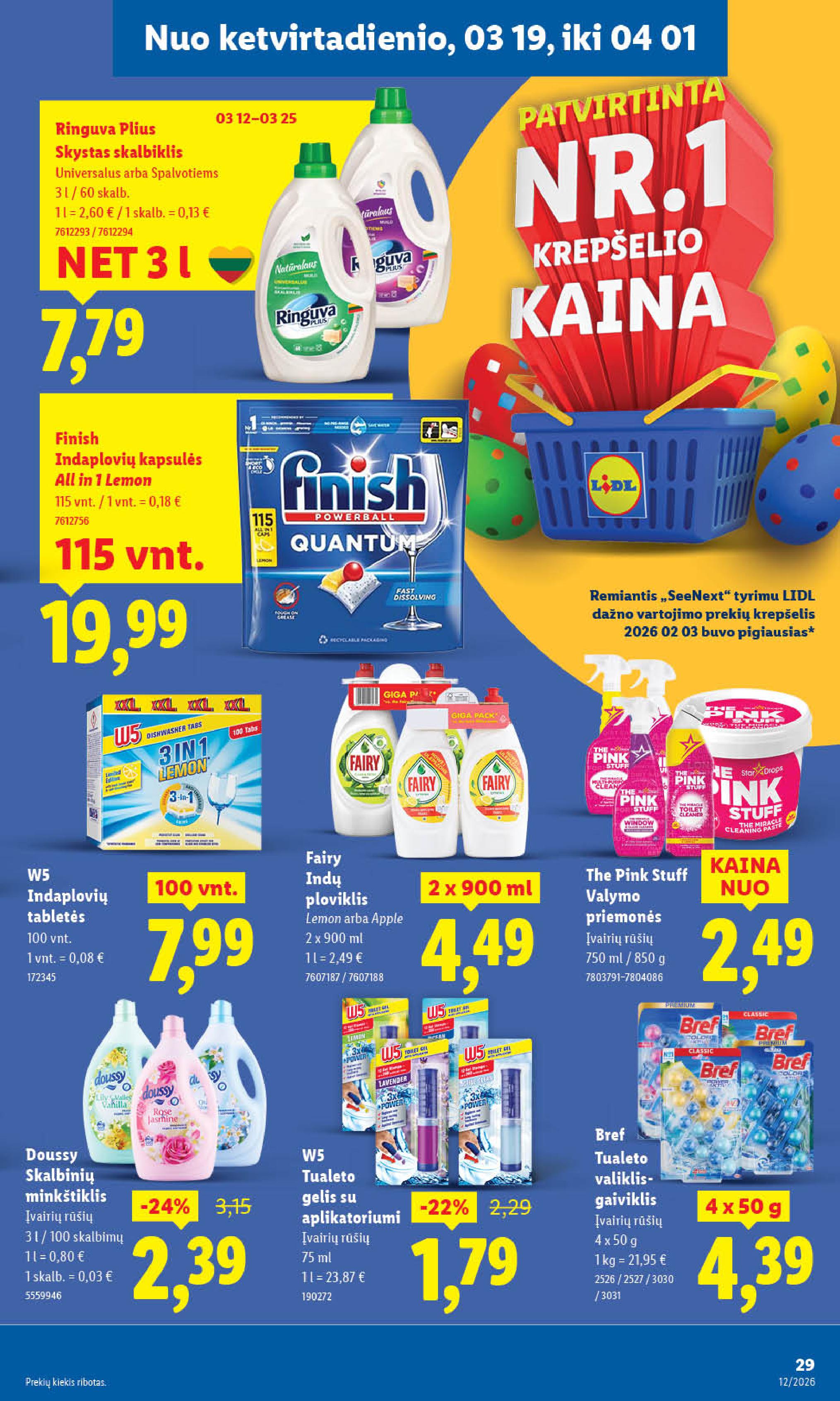 Naujausias LIDL kaininis katalogas 2026.03.16 - 2026.03.22