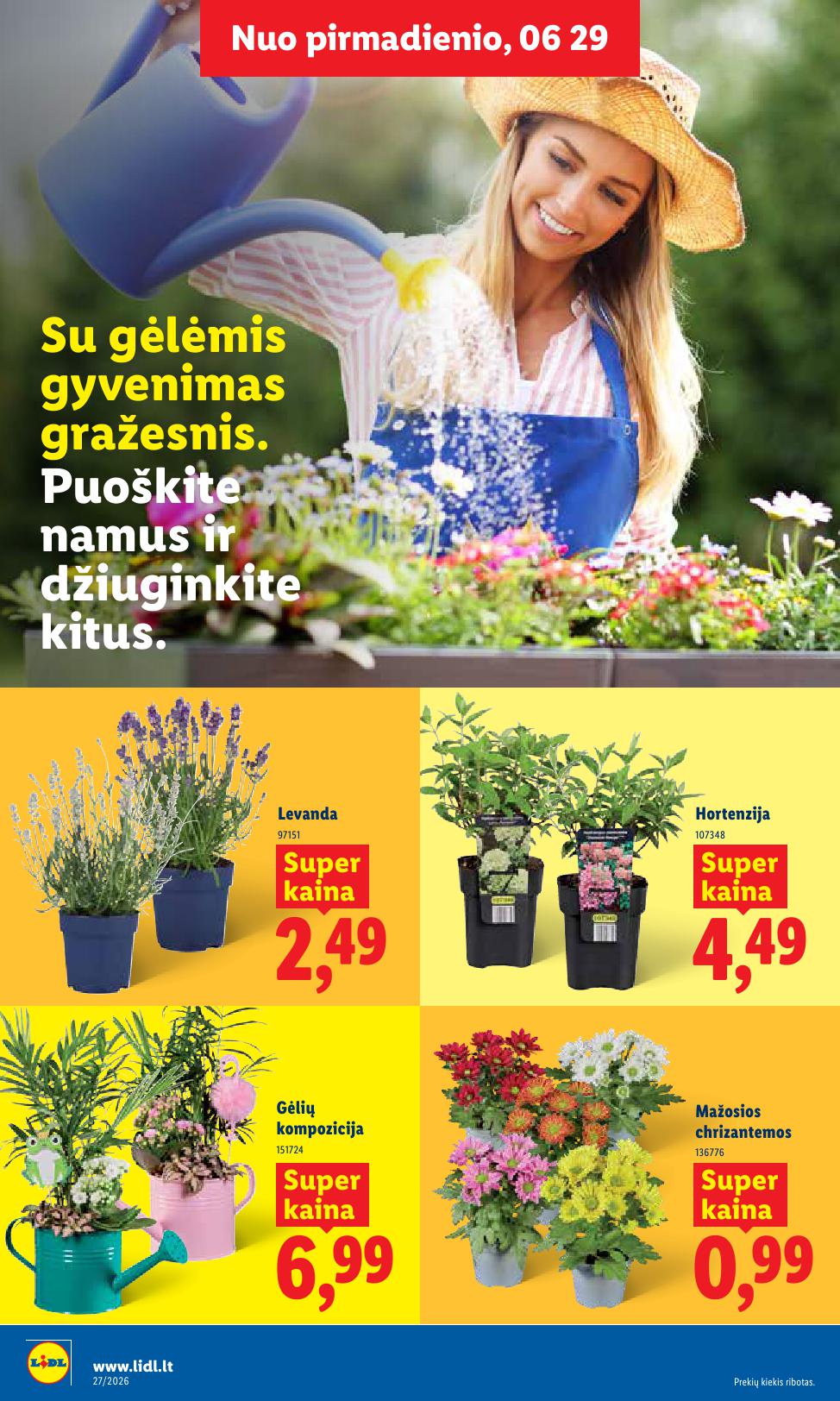 Naujausias LIDL kaininis katalogas 2026.06.29 - 2026.07.05
