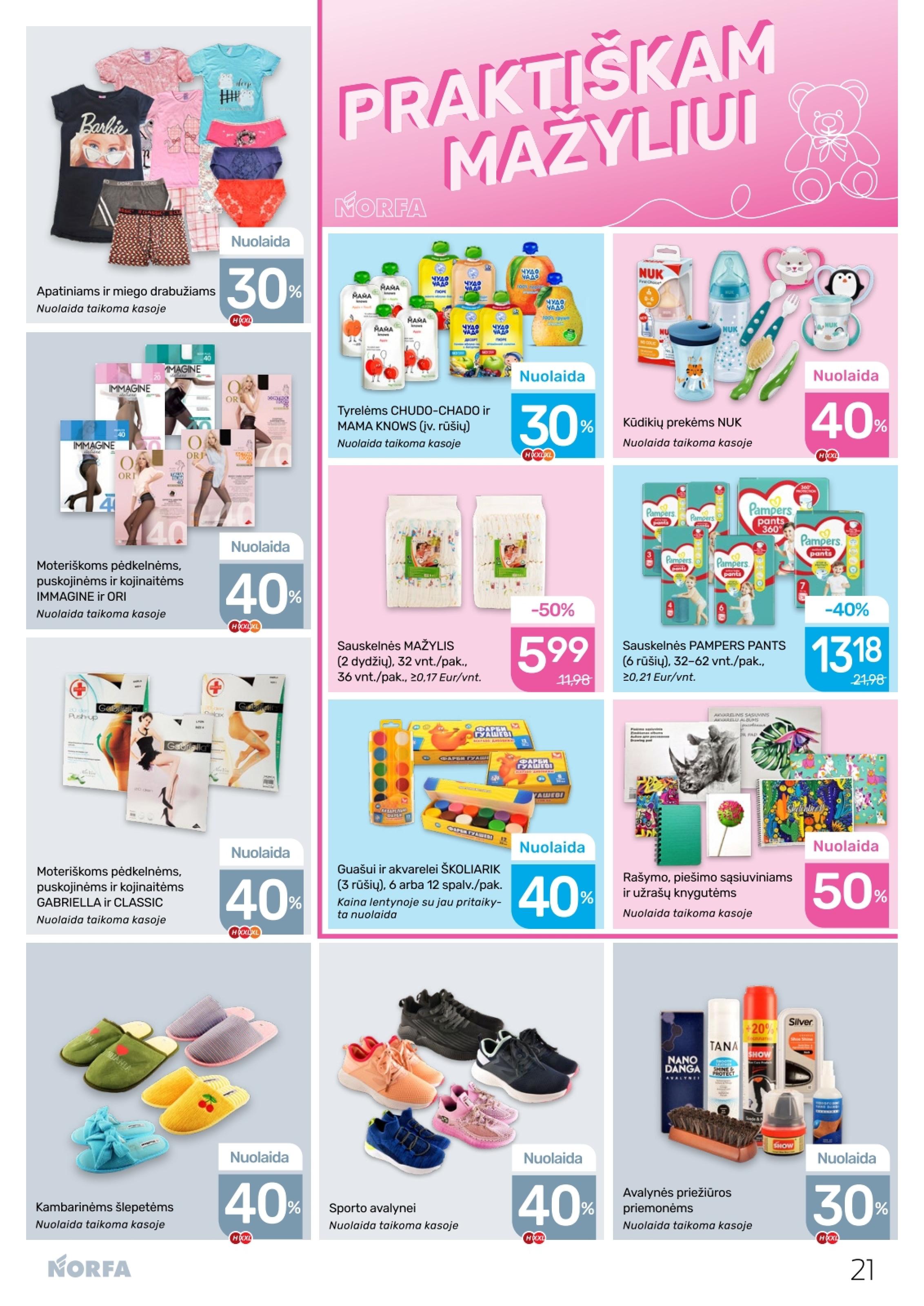 Naujausias NORFA kaininis katalogas 2026.01.08 - 2026.01.21