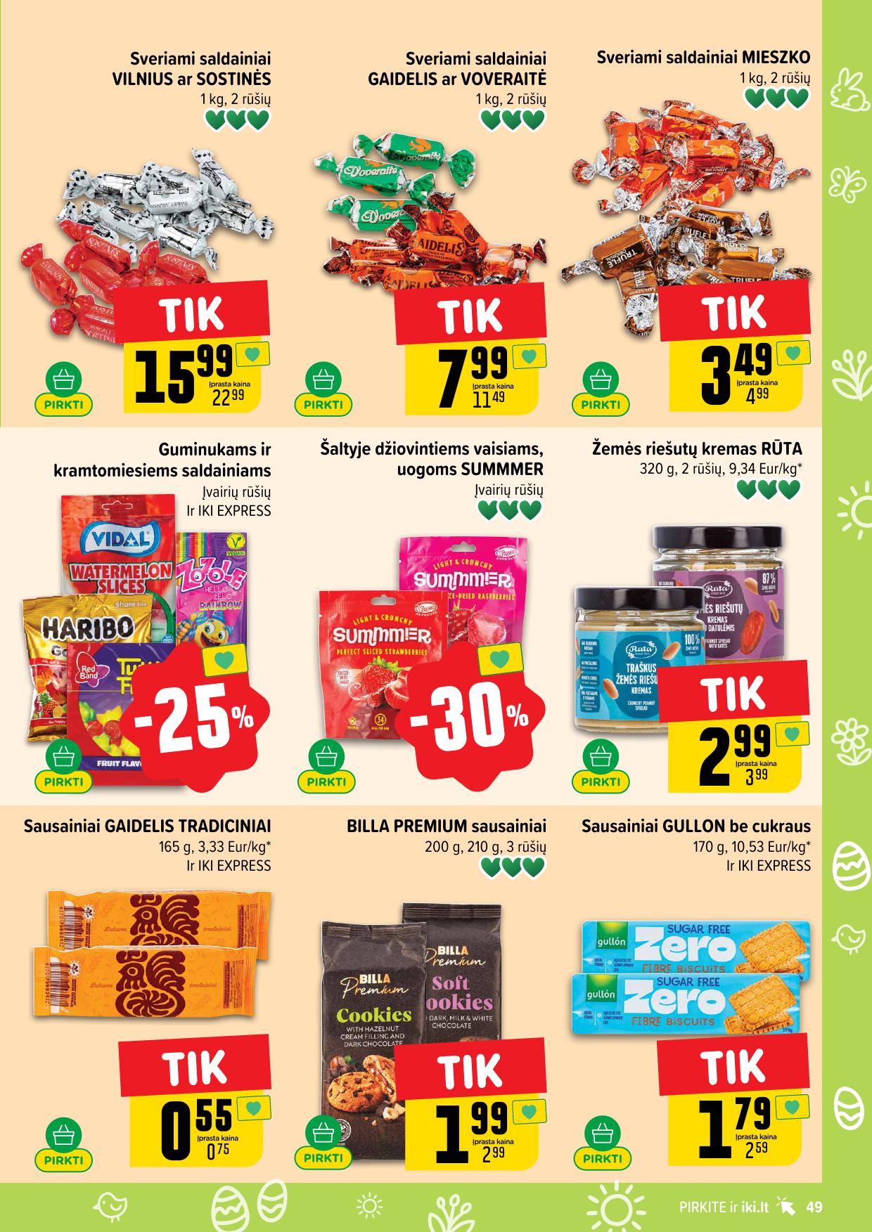 Naujausias IKI kaininis katalogas 2026.03.16 - 2026.03.22
