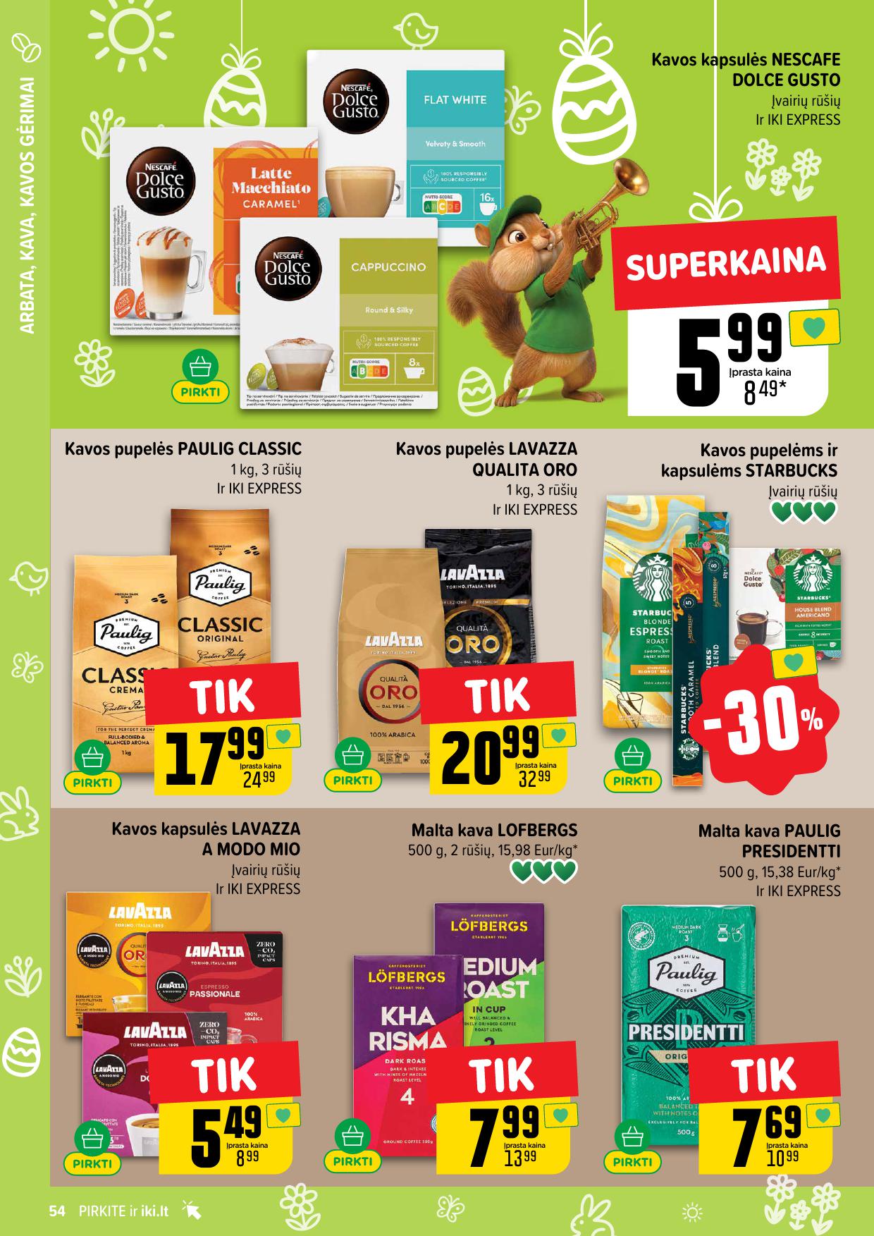 Naujausias IKI kaininis katalogas 2026.03.16 - 2026.03.22
