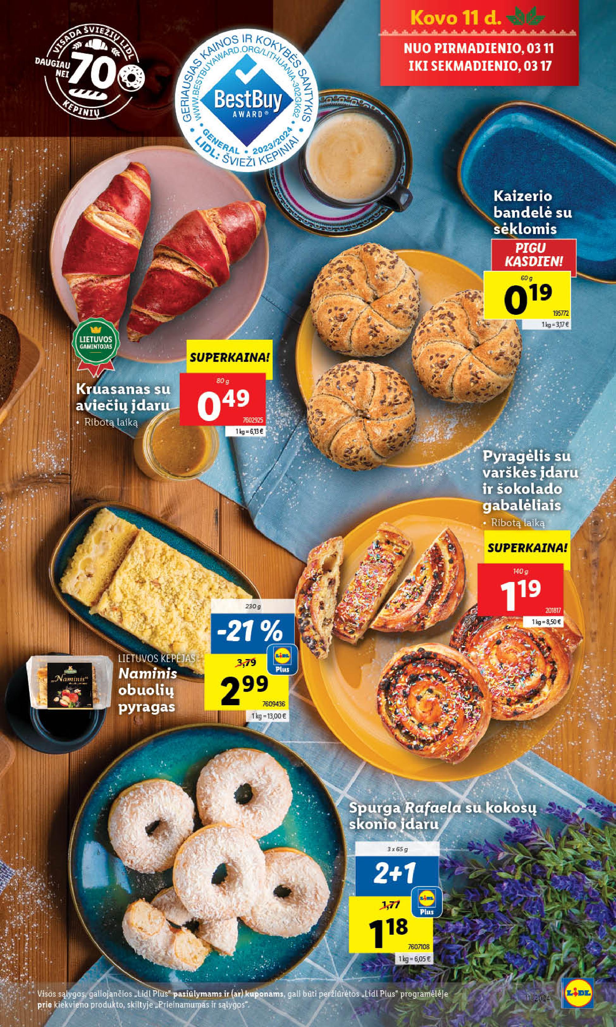 Naujausias LIDL kaininis katalogas 2024.03.11 - 2024.03.17