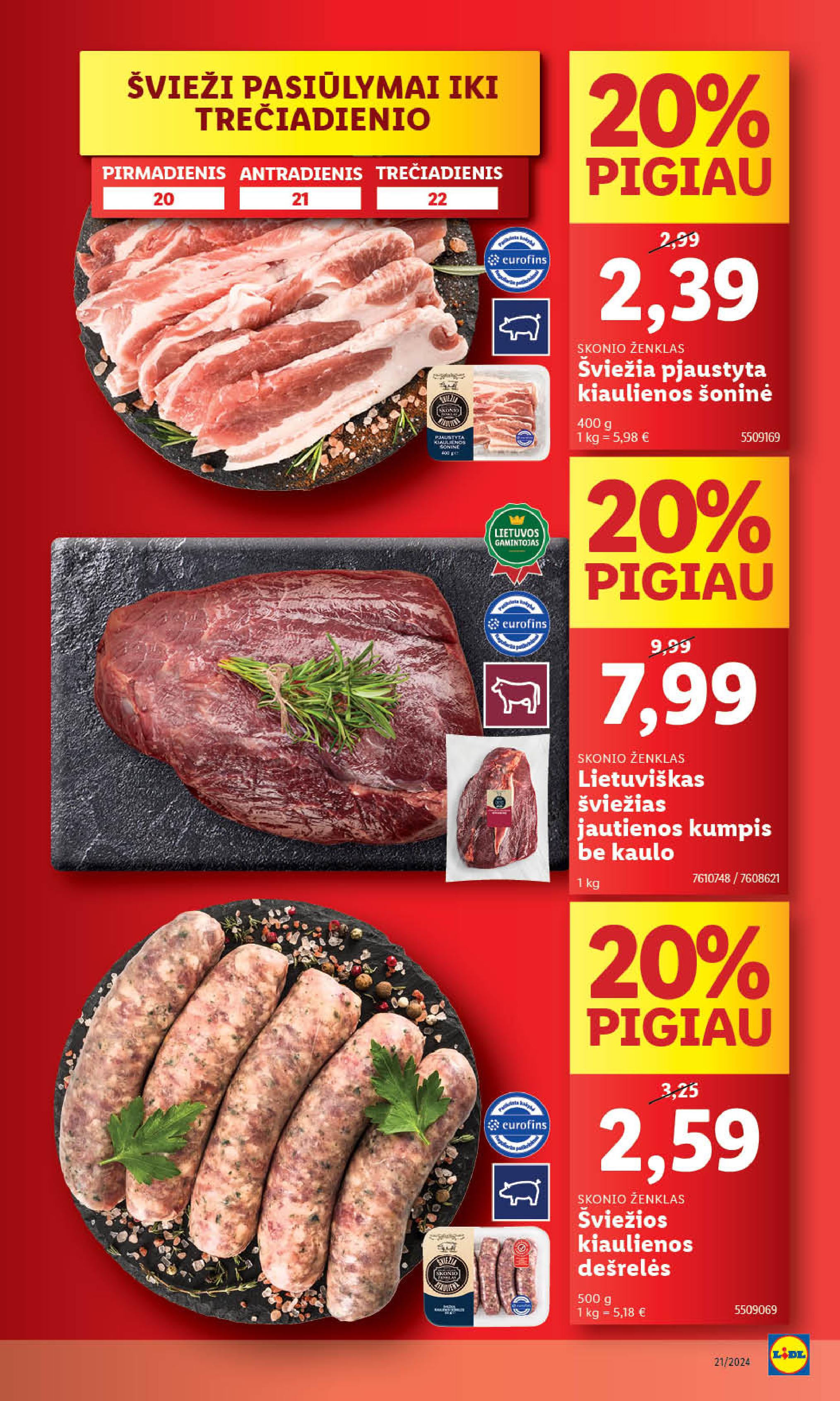Naujausias LIDL kaininis katalogas 2024.05.20 - 2024.05.26