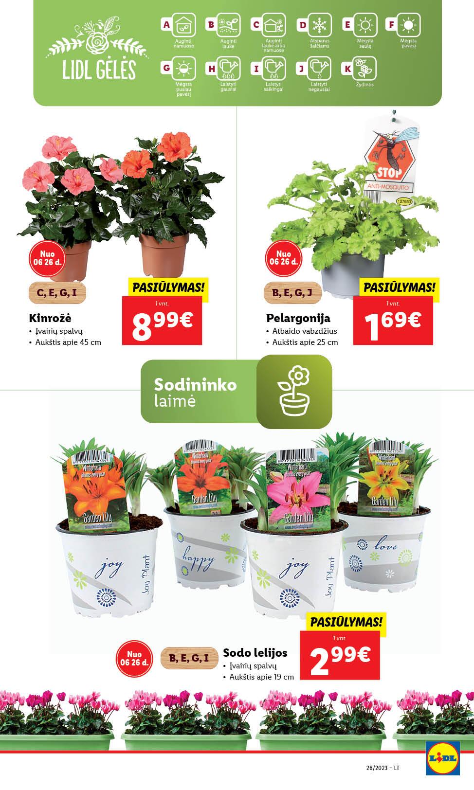 Naujausias LIDL kaininis katalogas 2023.06.26 - 2023.07.02