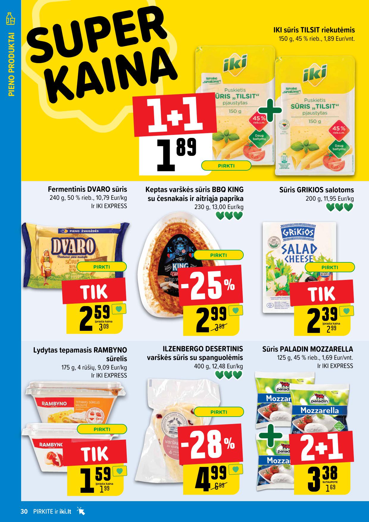 Naujausias IKI kaininis katalogas 2024.07.08 - 2024.07.14