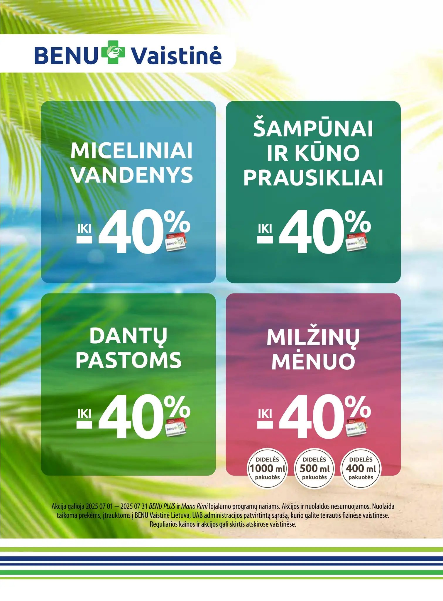 Naujas BENU leidinys nuo 2025.07.01 iki 2025.07.31