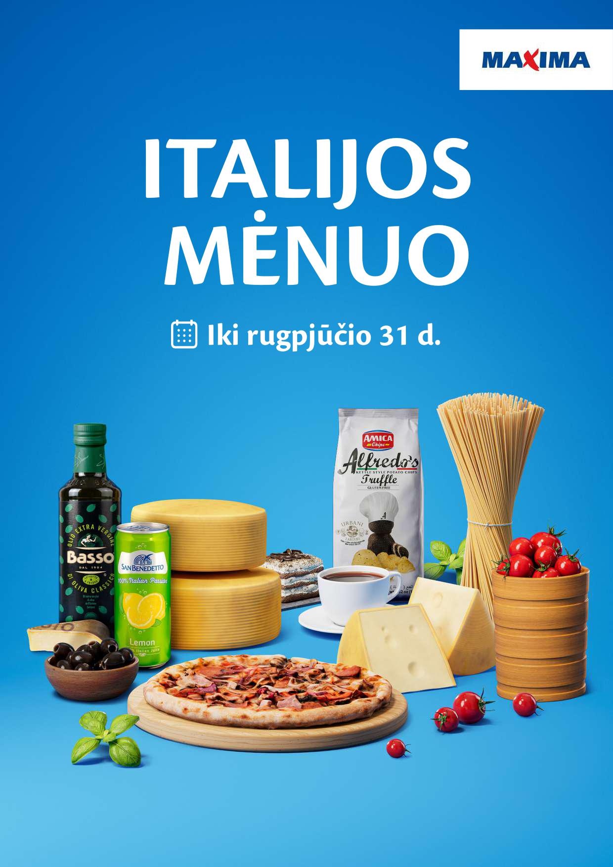 MAXIMA nuolaidų katalogas "ITALIJOS MĖNUO"