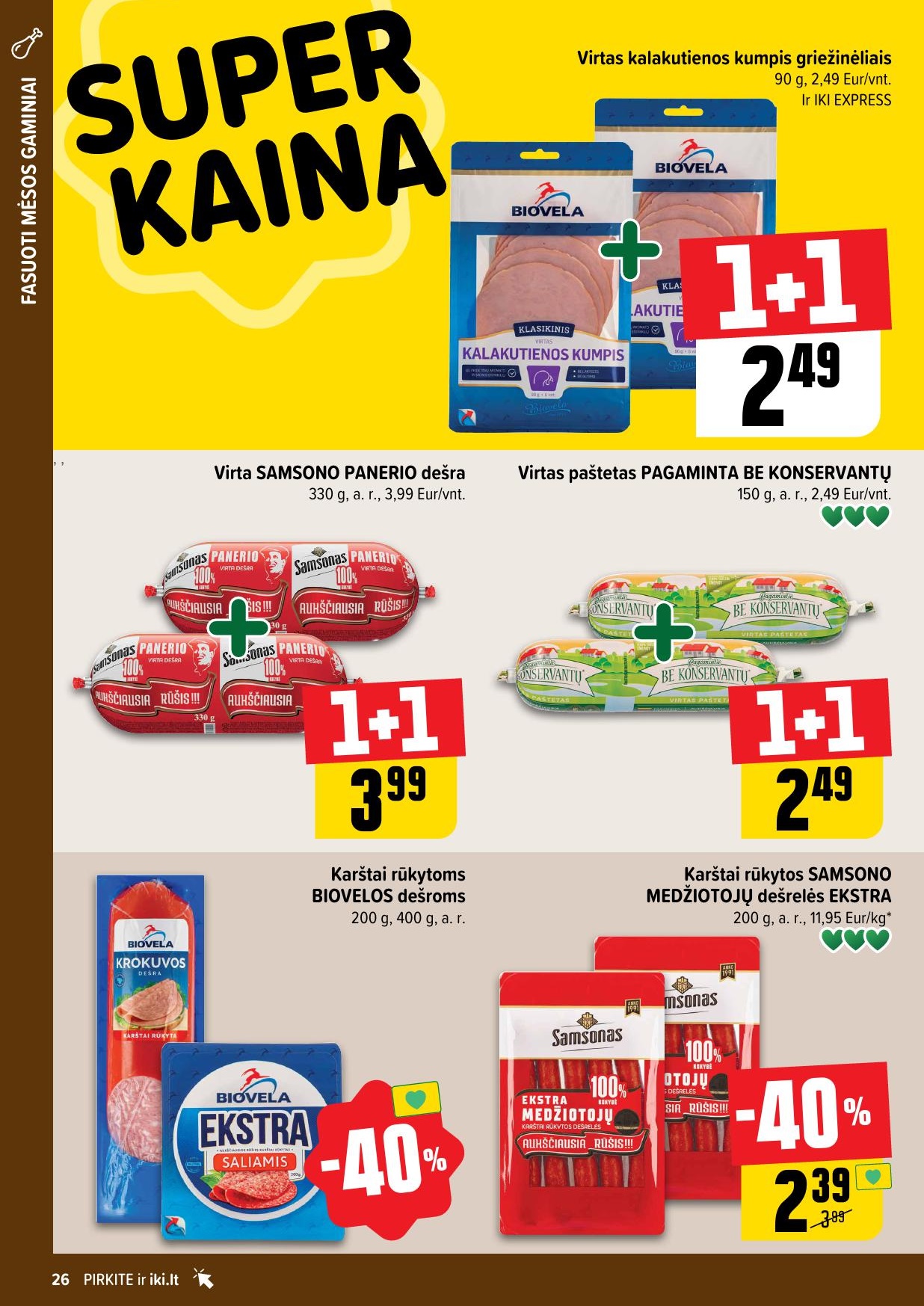 Naujausias IKI kaininis katalogas 2024.08.26 - 2024.09.01