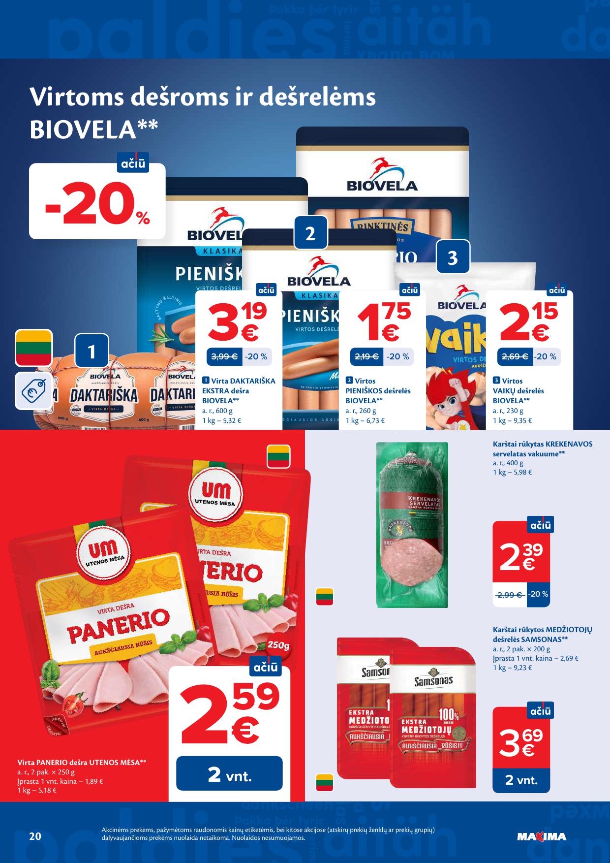 Naujausias MAXIMA kaininis katalogas 2026.05.19 - 2026.05.25