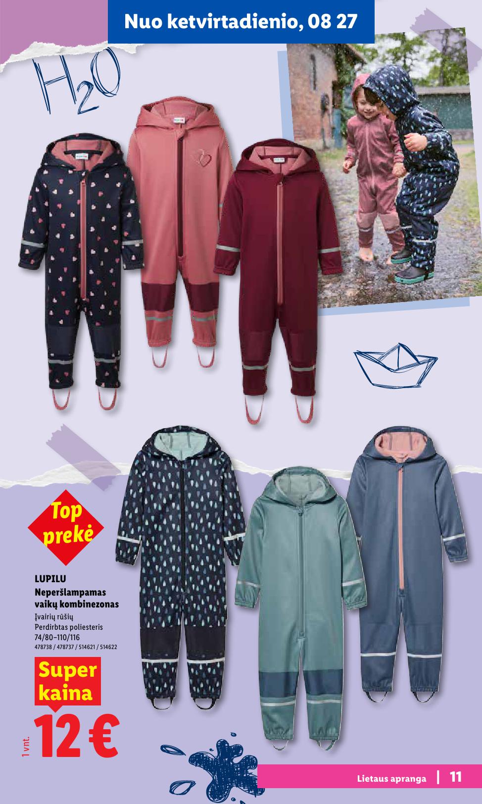 LIDL mokyklinių prekių katalogas "Atgal į mokyklą"
