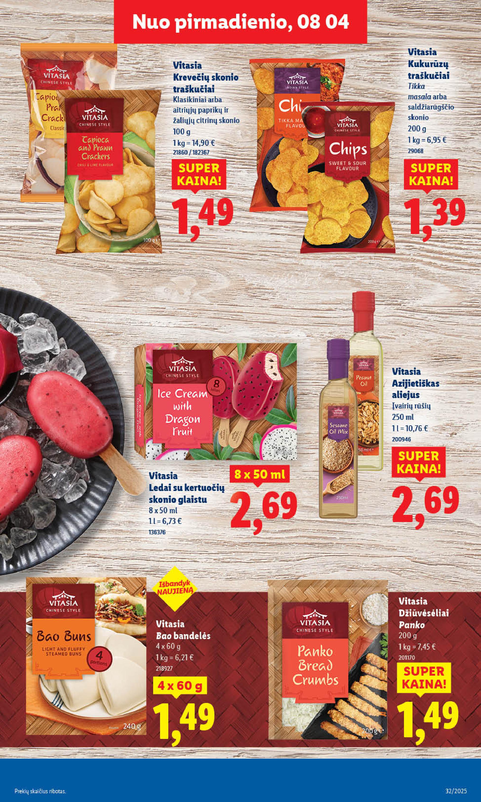 Naujausias LIDL kaininis katalogas 2025.08.04 - 2025.08.10