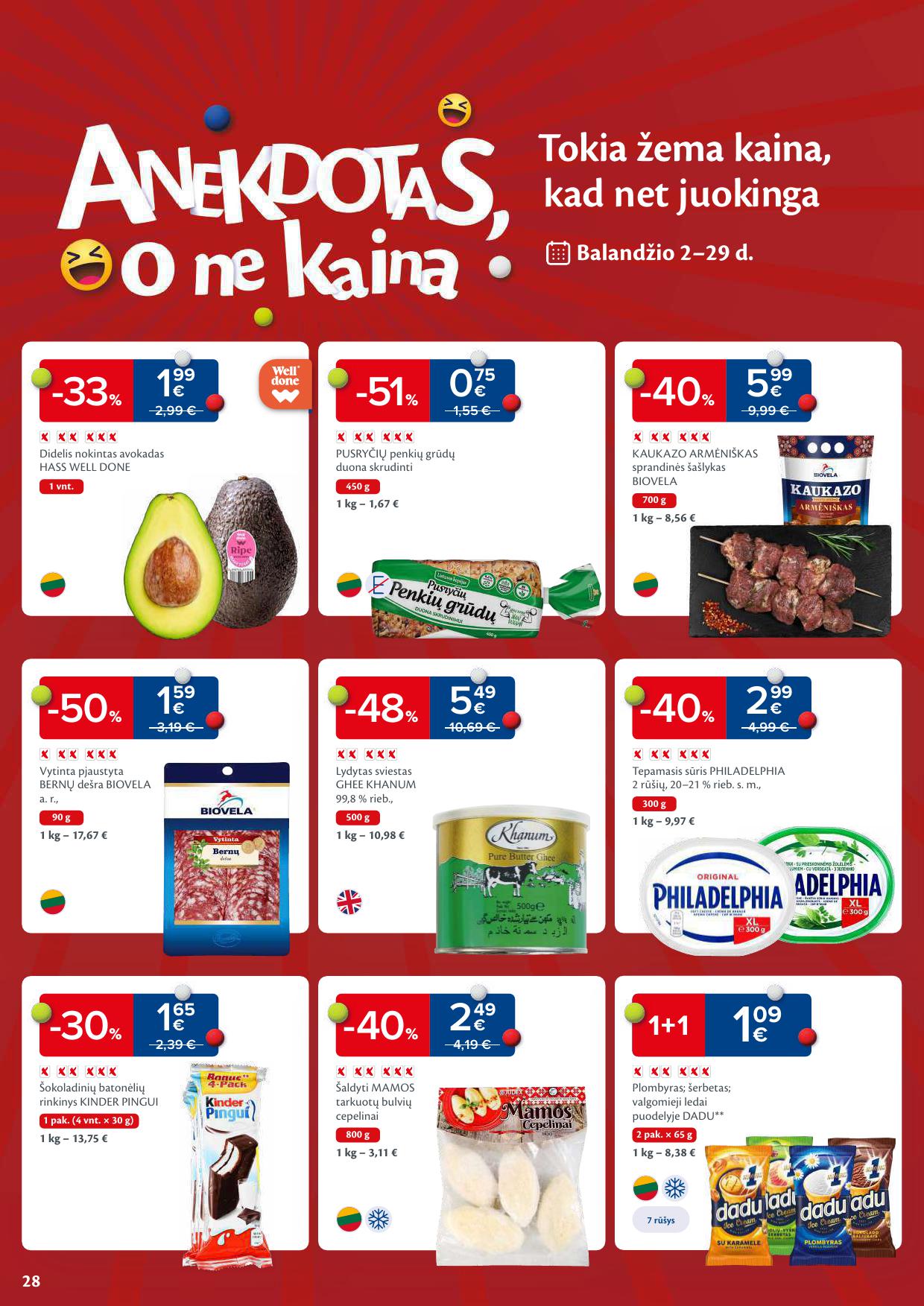 Naujausias MAXIMA kaininis katalogas 2024.04.16 - 2024.04.22