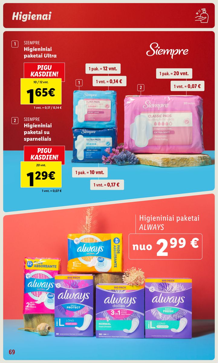 LIDL prekių katalogas "Grožio festivalis" galioja nuo 2023.10.05